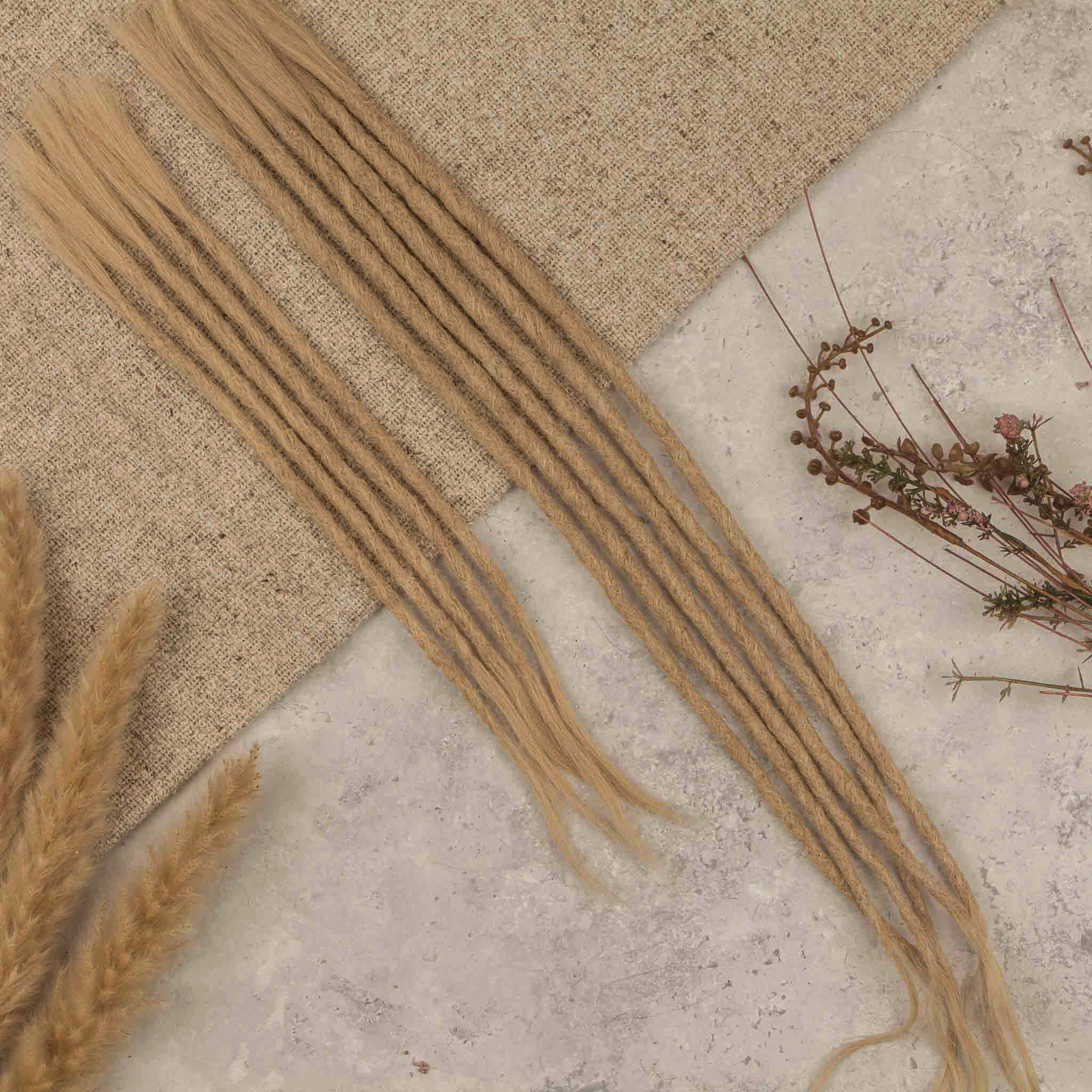 Dreadlock Extensions Human Hair - Light Golden Blonde