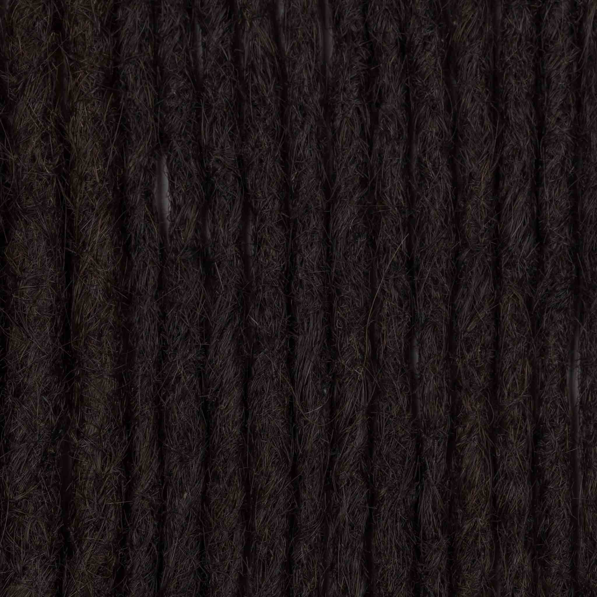 Dreadlock Extensions Ægte Hår - Mørkebrun