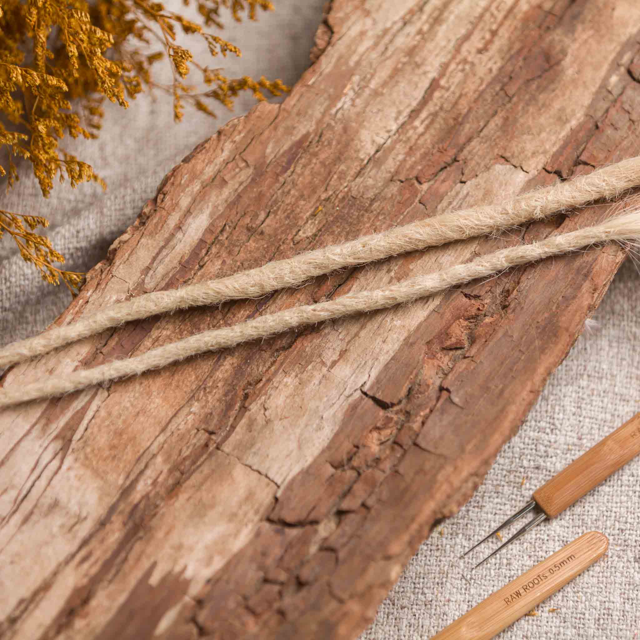 Dreadlock Extensions Ægte Hår - Lysblond