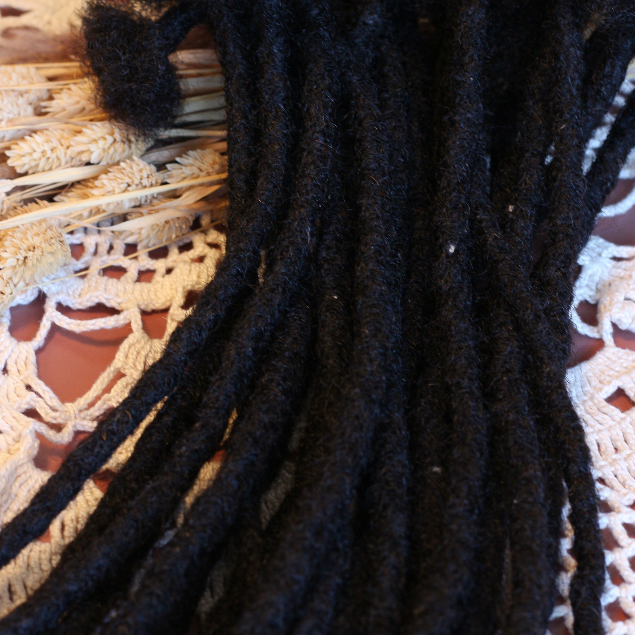 Afro Kinky Dreadlocks - Sort