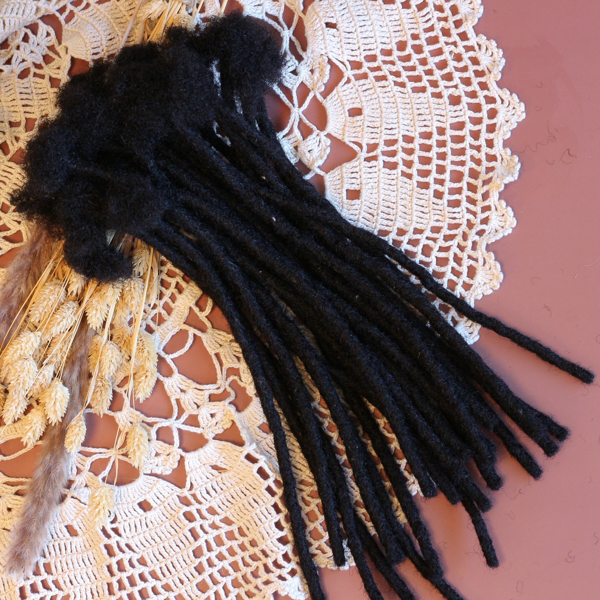 Afro Kinky Dreadlocks - Sort