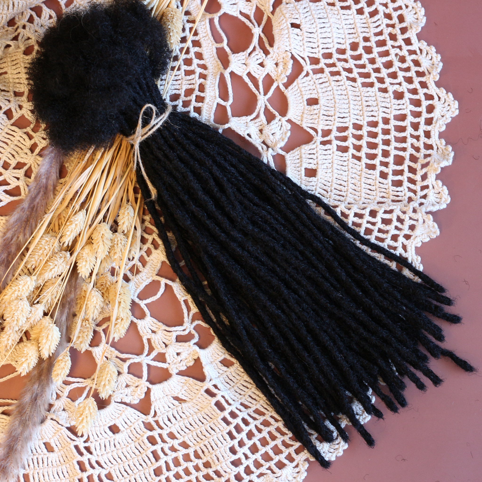 Afro Kinky Dreadlocks - Sort
