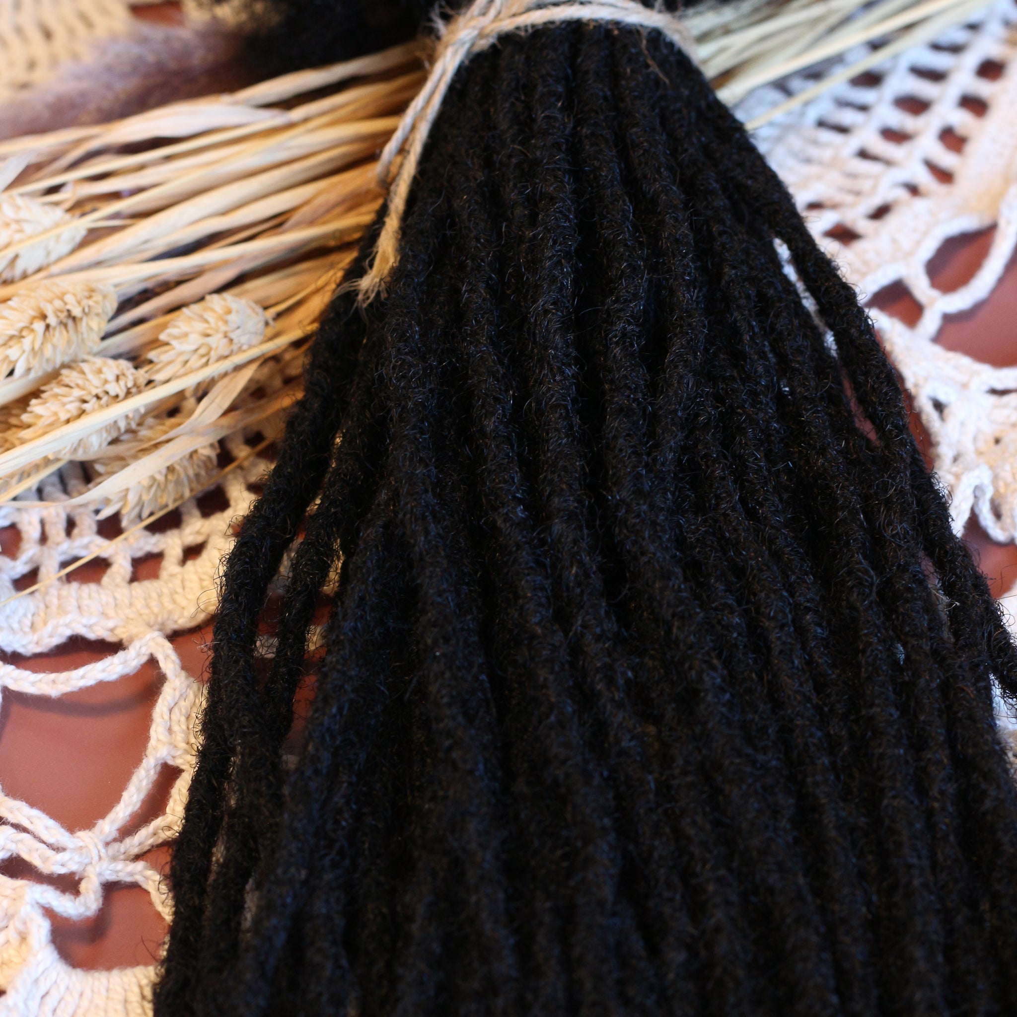 Afro Kinky Dreadlocks - Sort