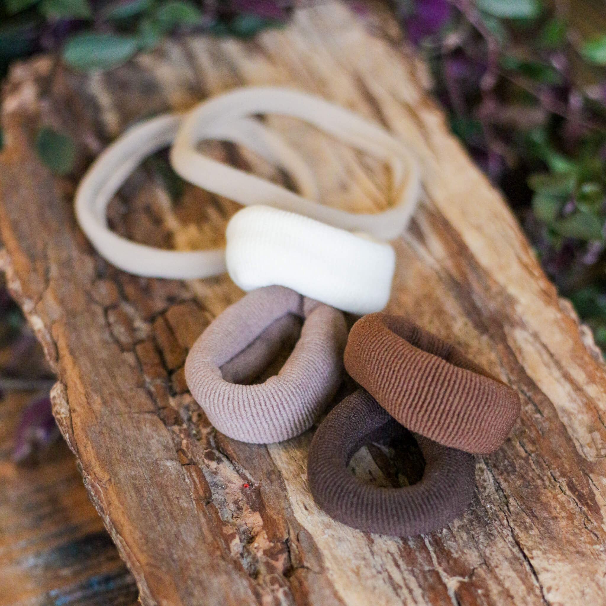 Brown Stretchy Dread Tie Set