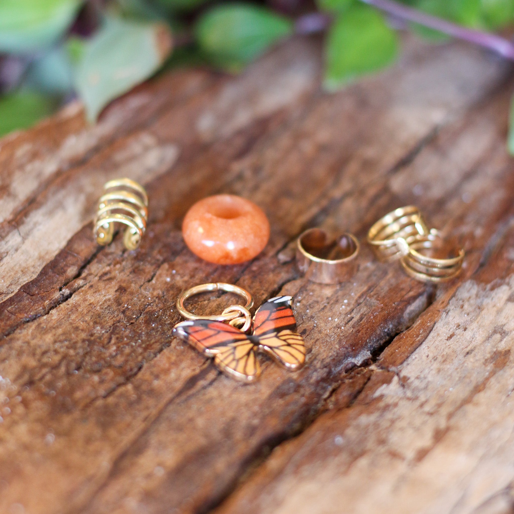 Butterfly Bliss Dreadlock Schmuck Set