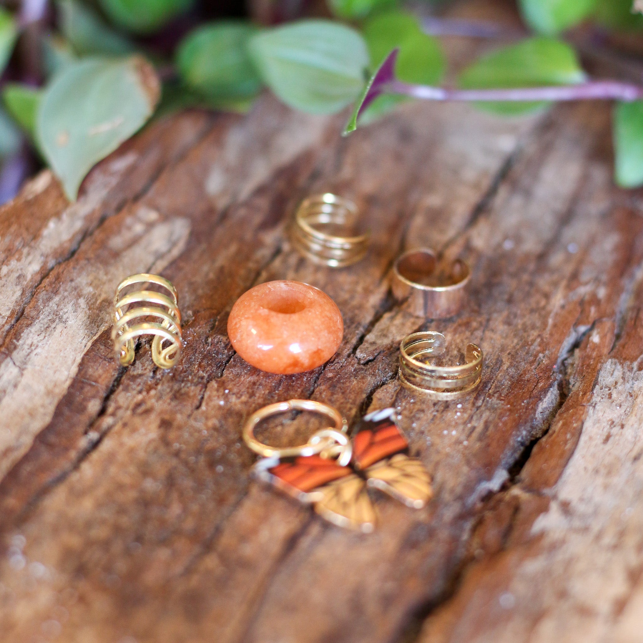 Butterfly Bliss Dreadlock Schmuck Set