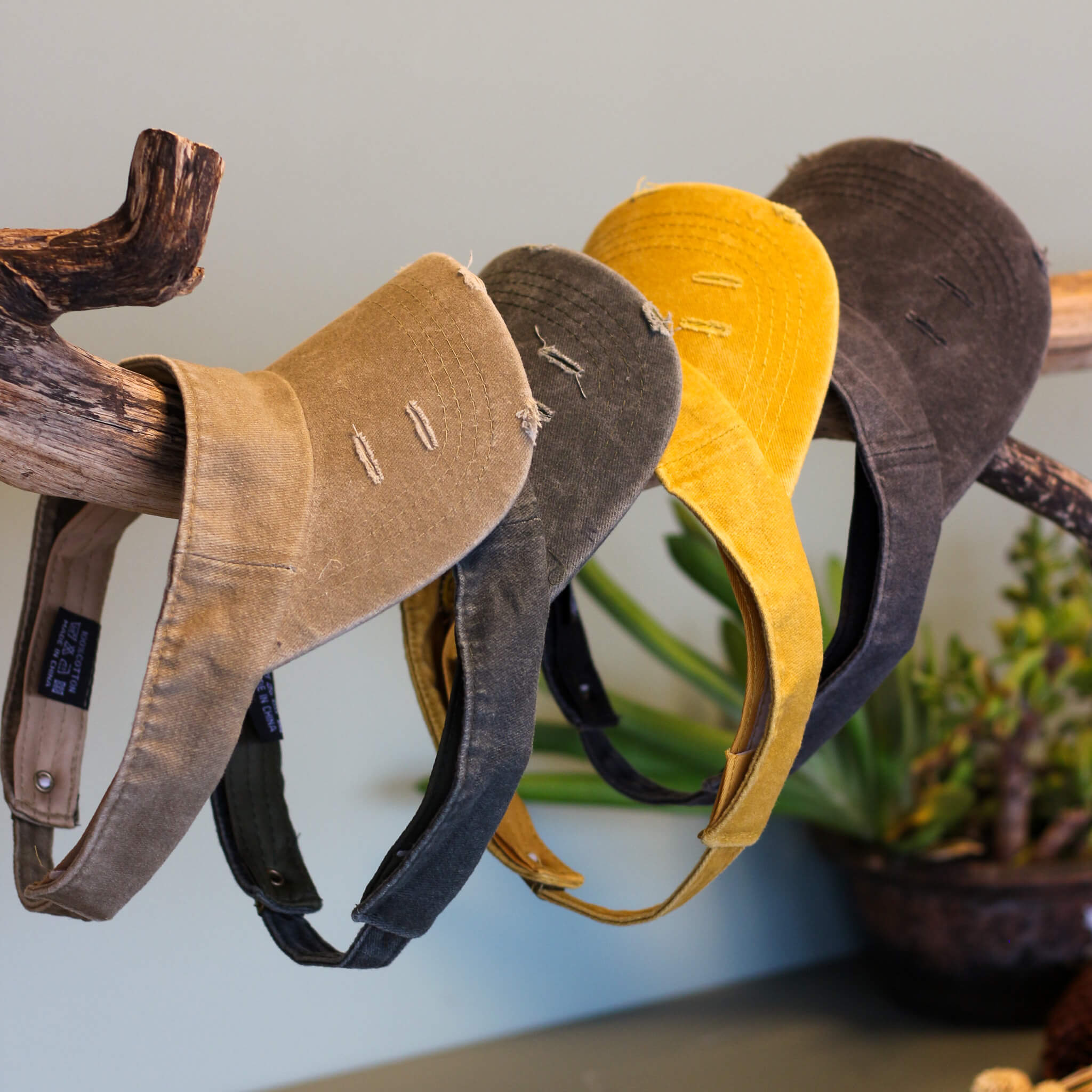 Dreadlock Denim Sun Visor