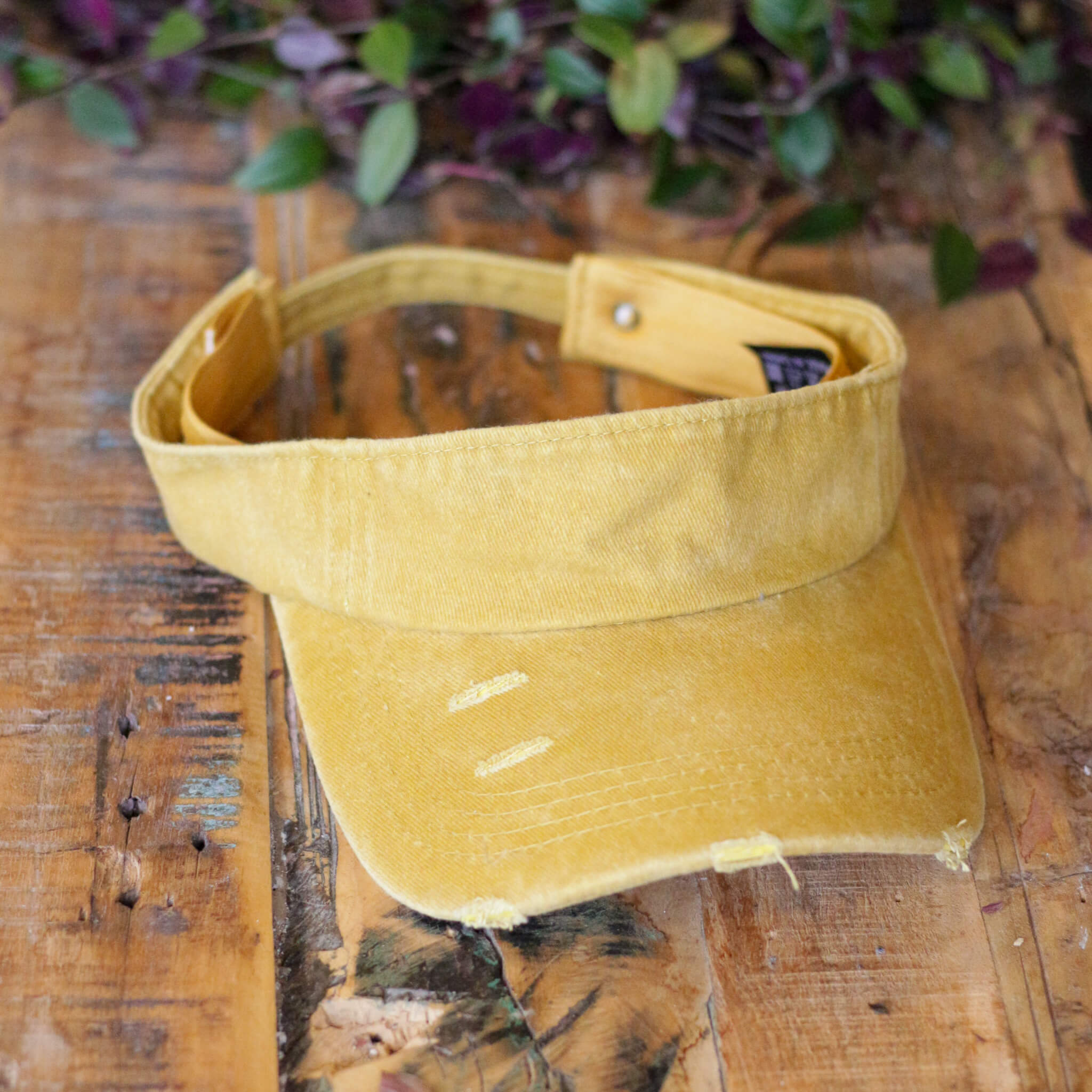 Dreadlock Denim Sun Visor