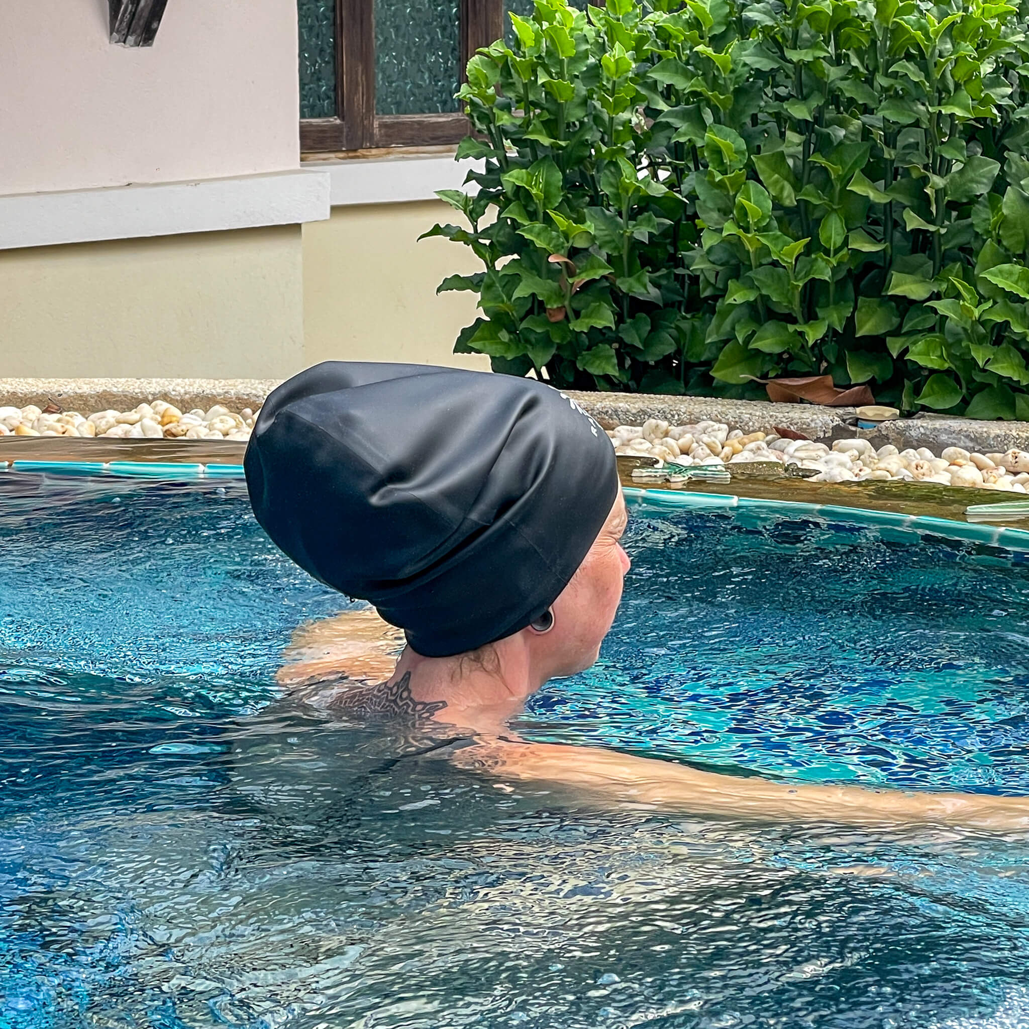 Dreadlock Silicone Swimming Cap