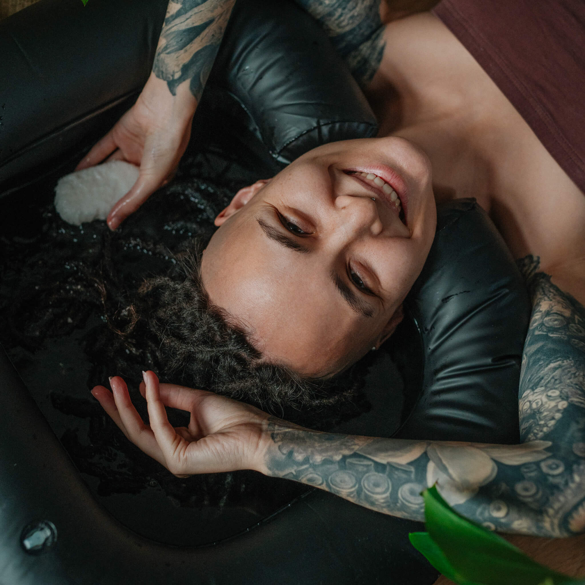 Aufblasbare Wanne zum Detox und Waschen