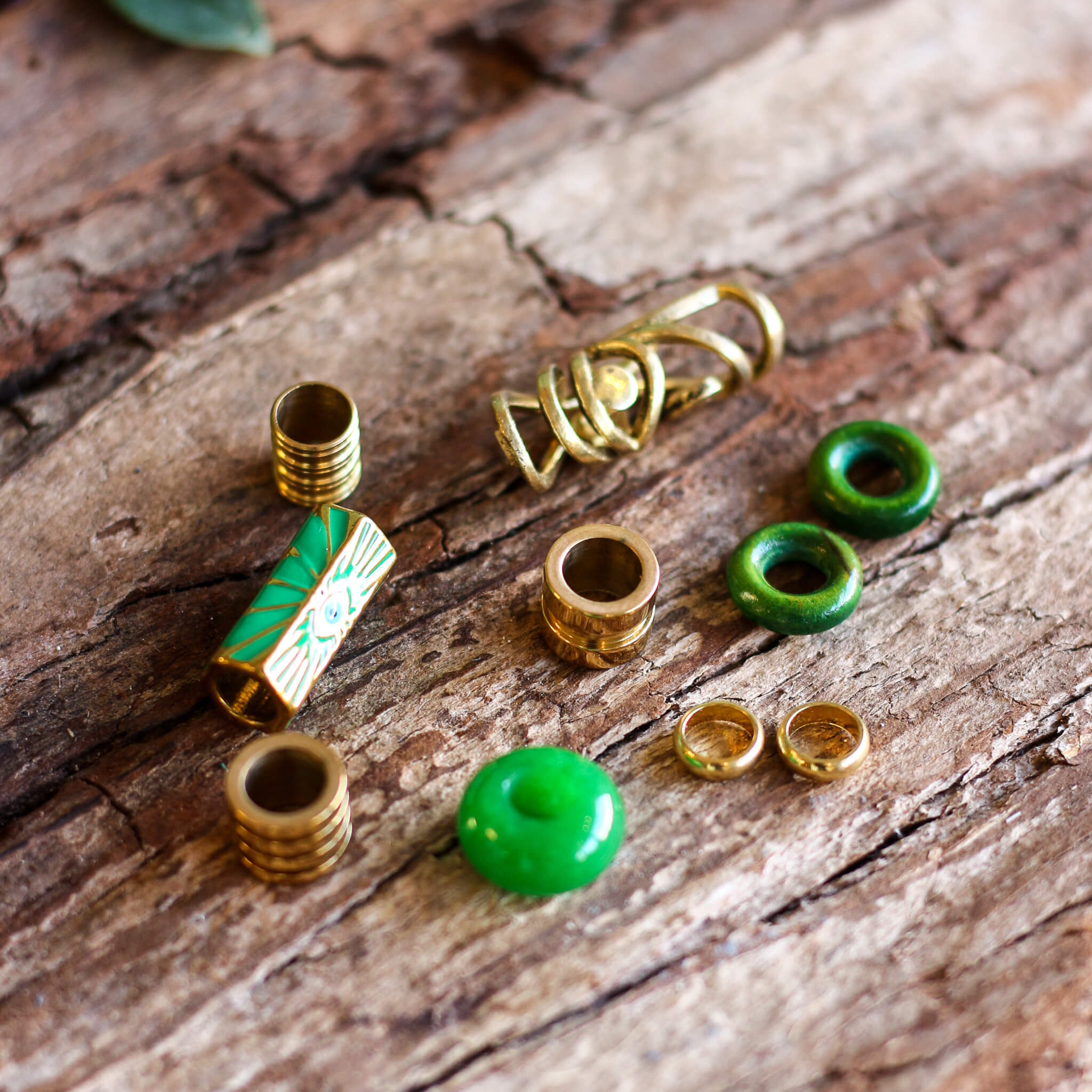 Evil Eye Dread Bead Set