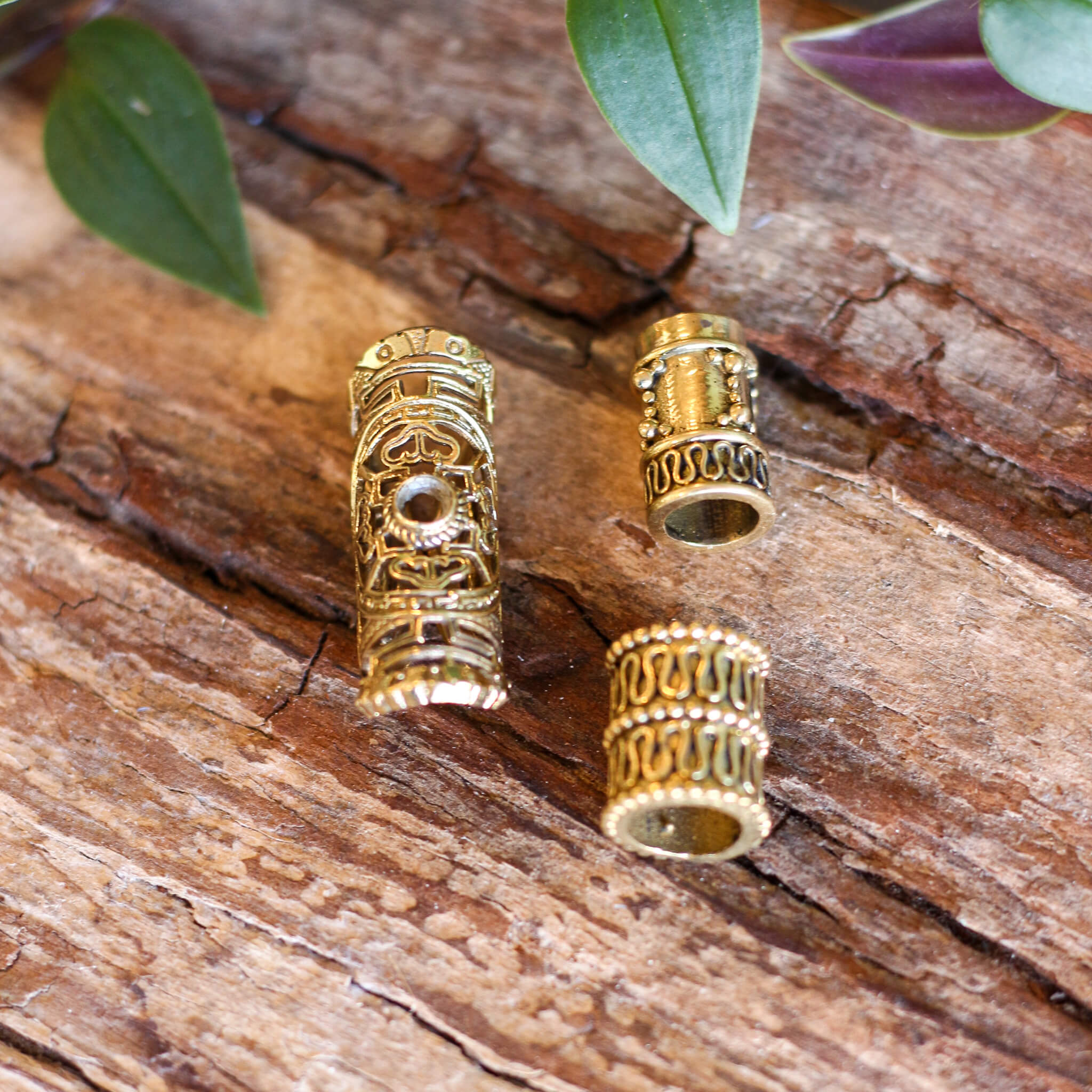 Indian Gypsy Brass Bead Set