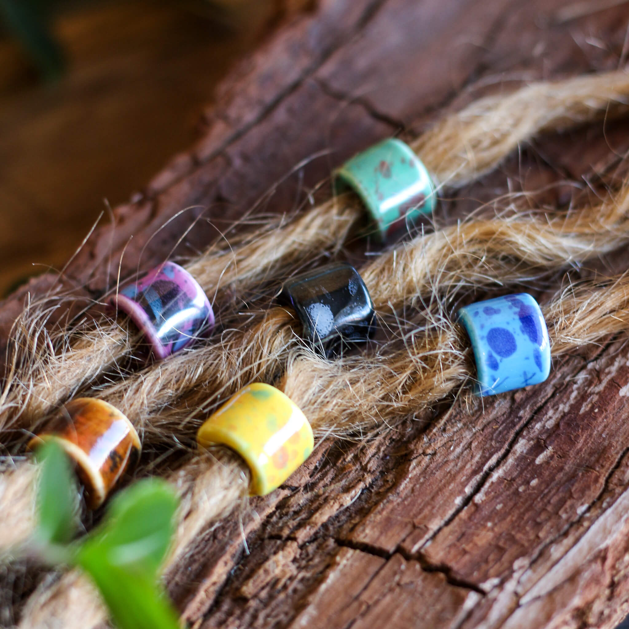 Large Ceramic Bead Set