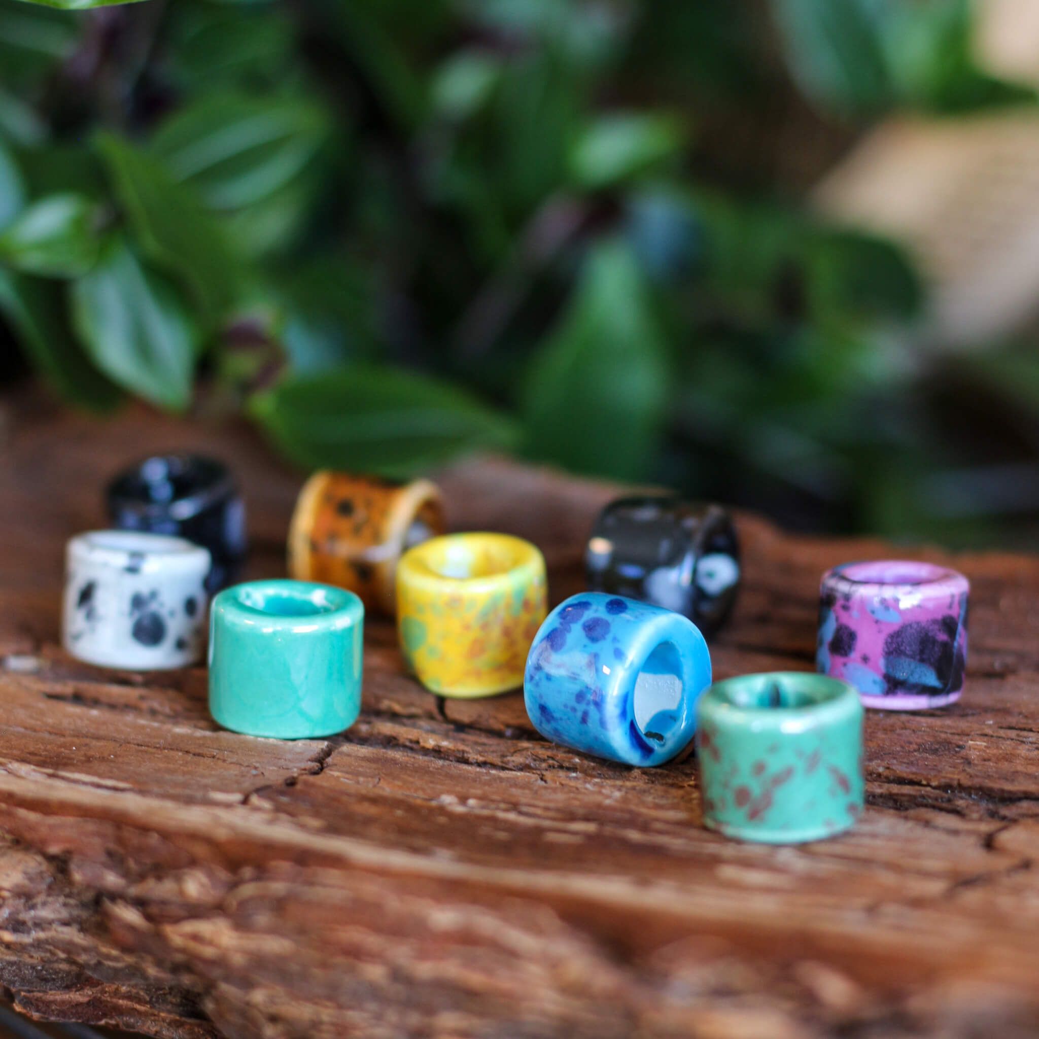 Large Ceramic Bead Set
