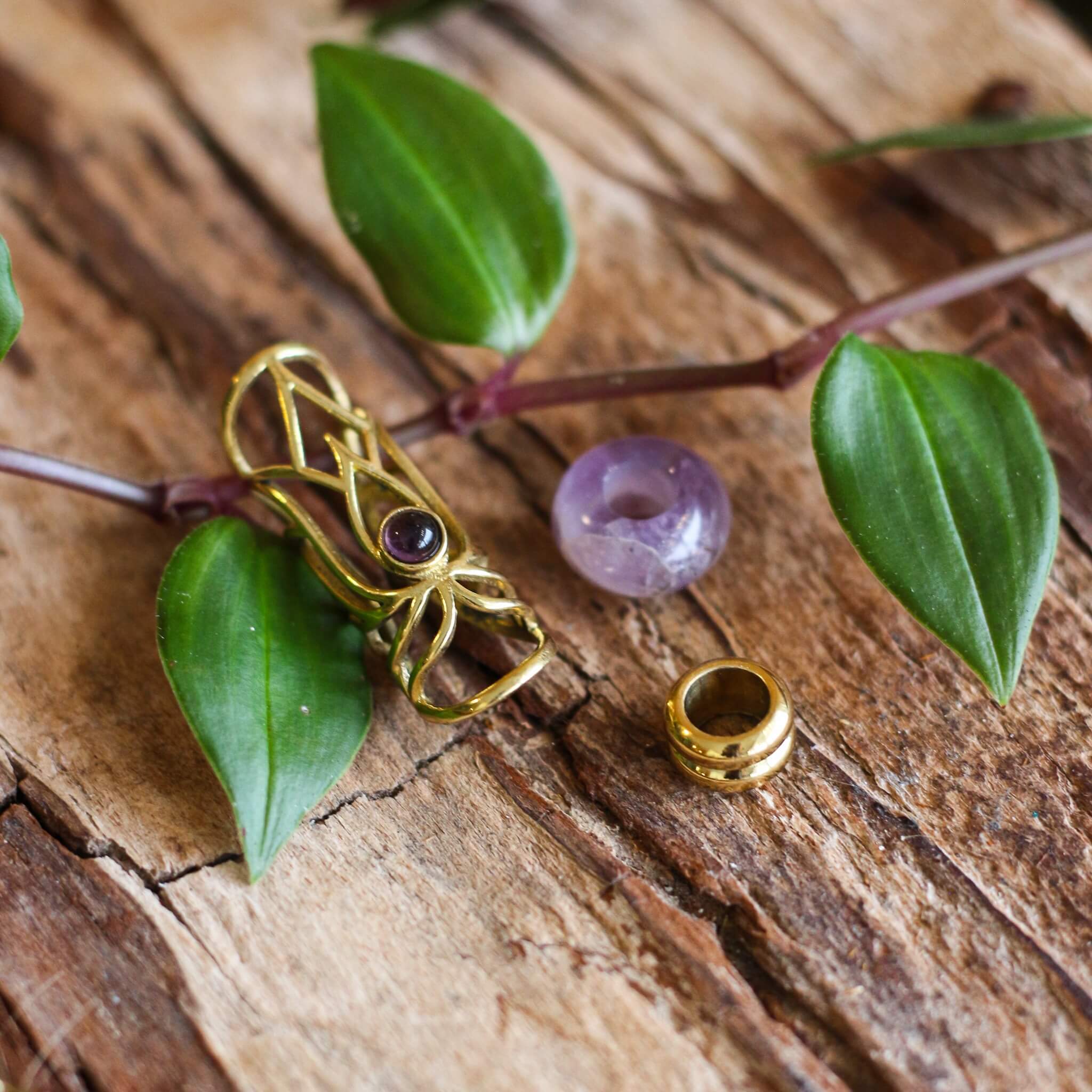 Lotus Dread Bead Jewelry Set