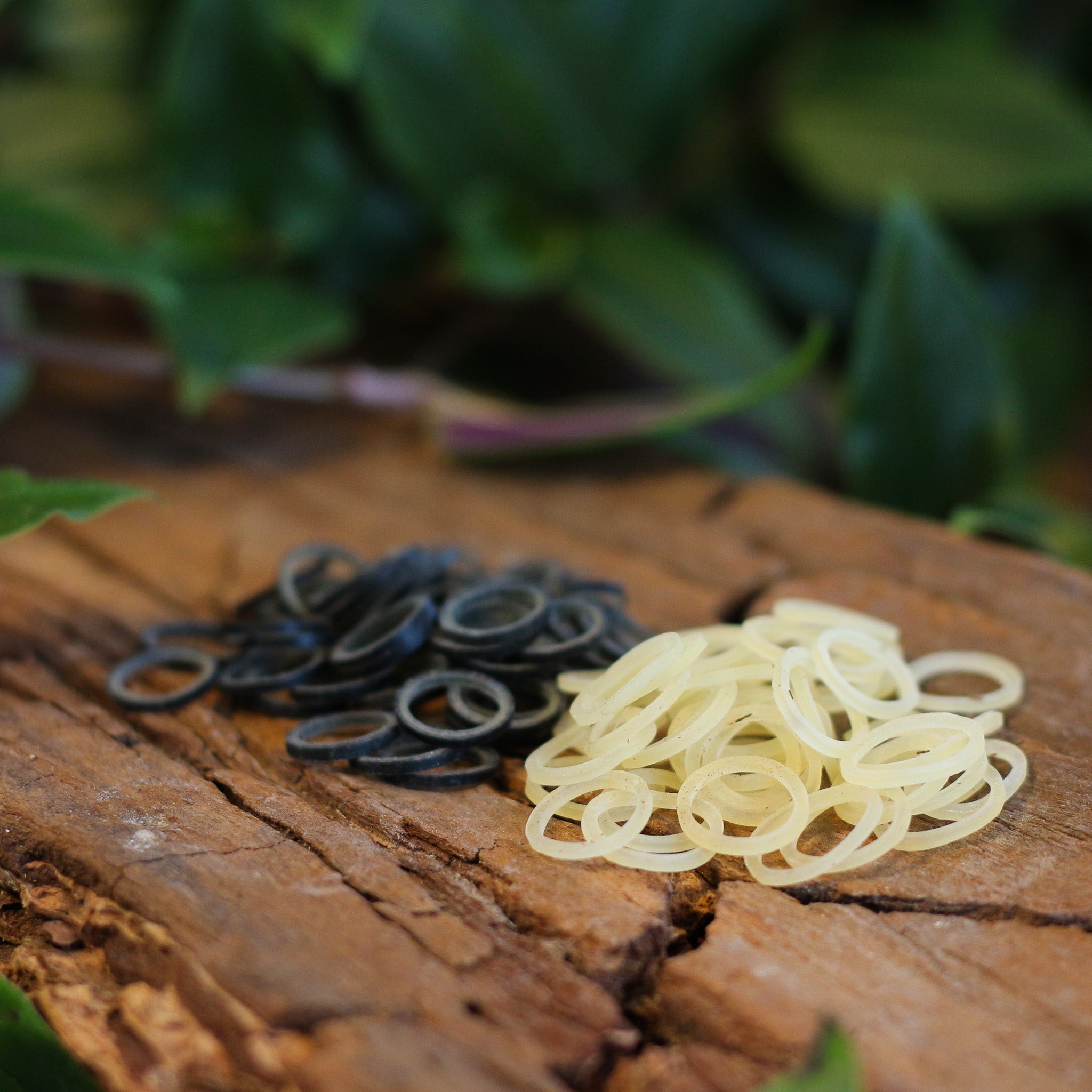 Naturlig Latex Dreadlock Elastikker