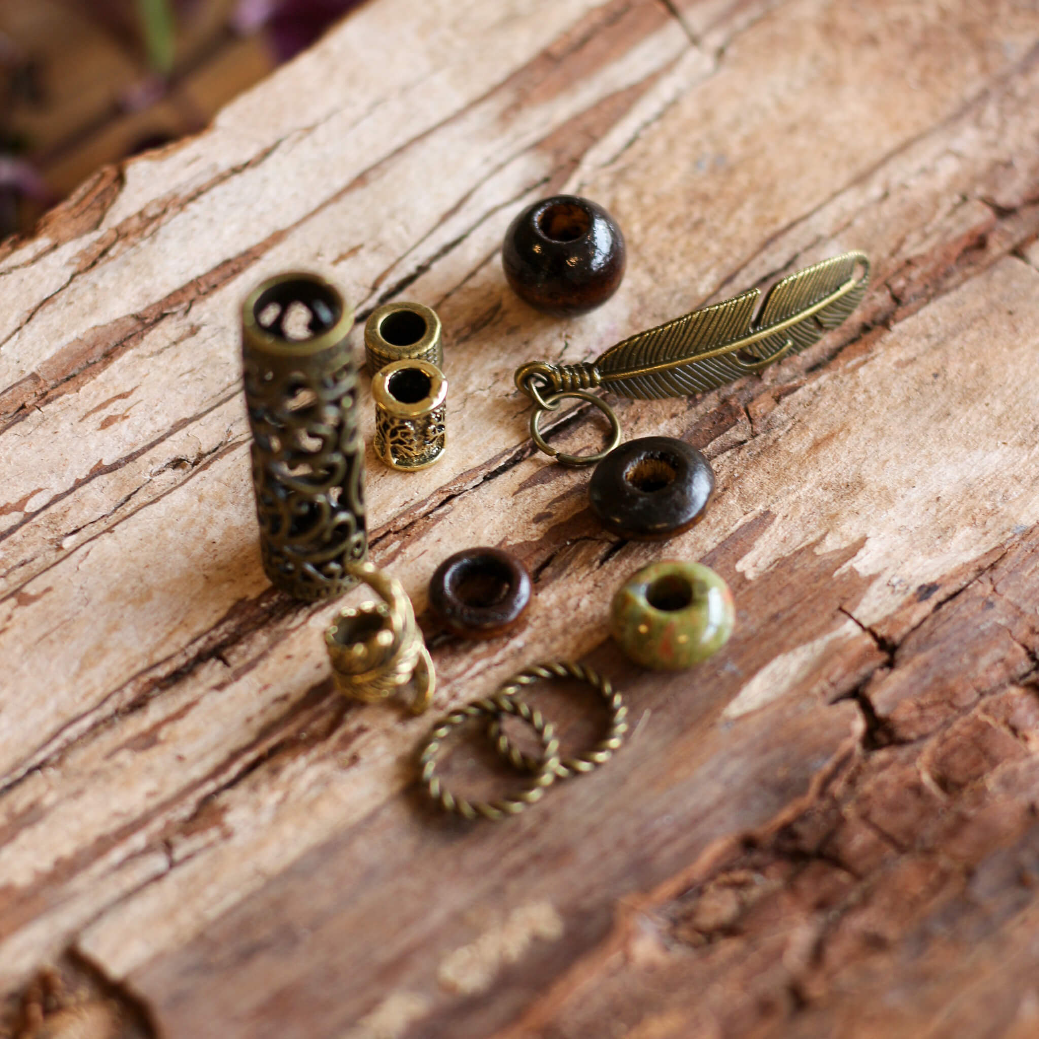 Ravens Nest Dread Bead Set