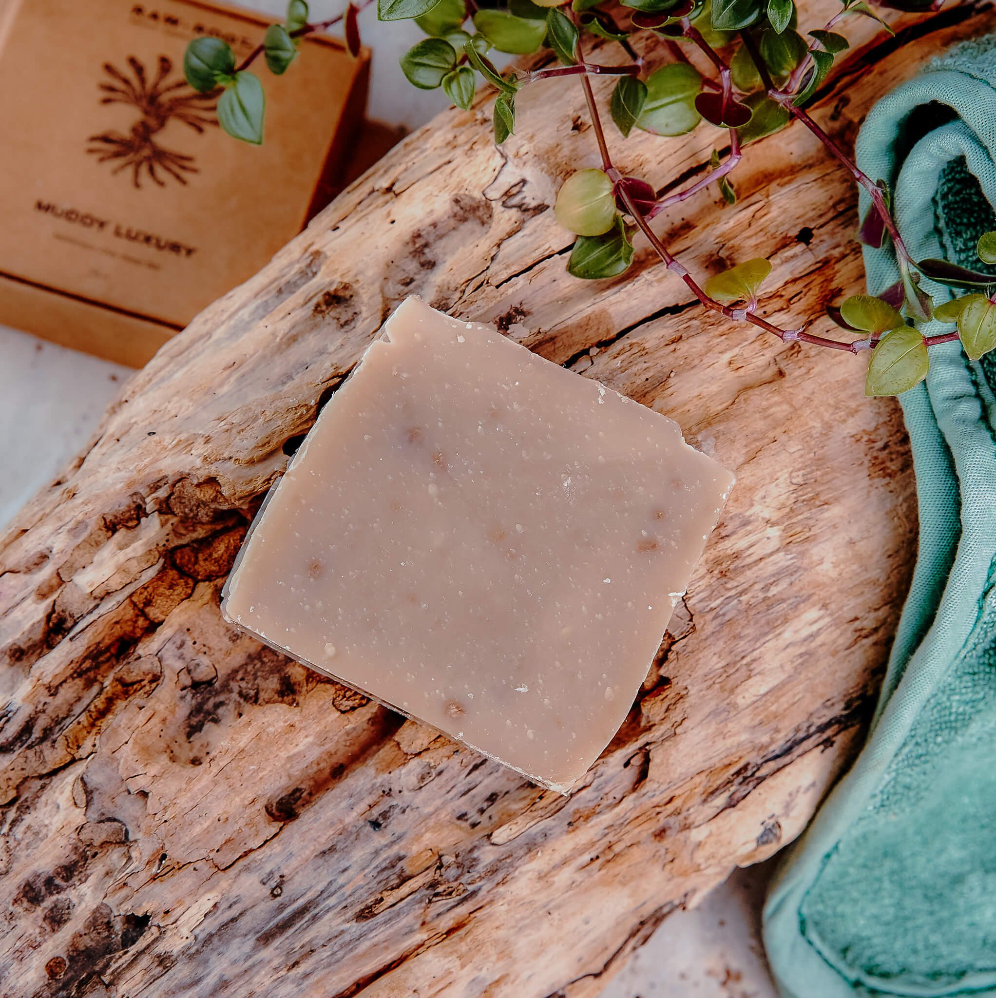 Muddy Luxury Soap Bar - Moroccan clay shampoo bar for dreadlocks