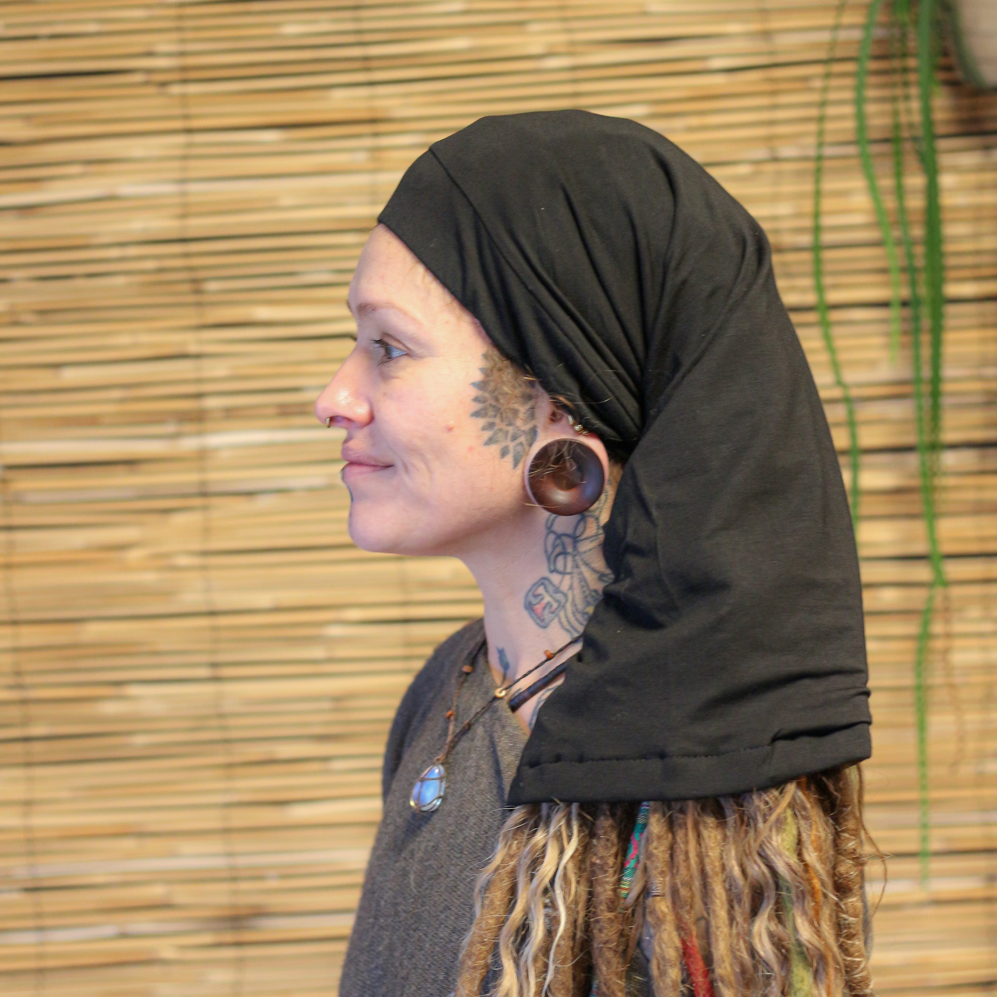 Satin Lined Headband and Sleep Tube