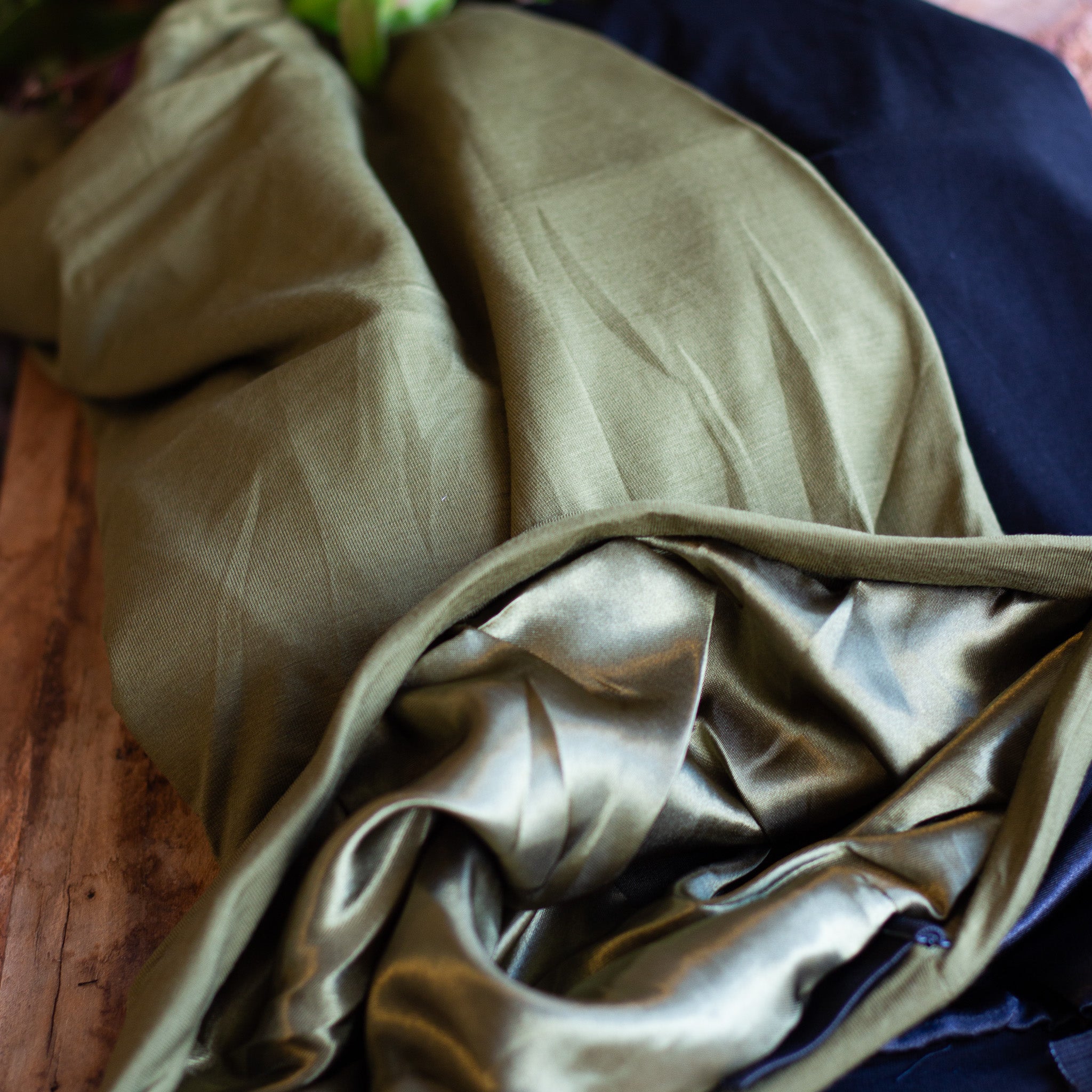 Satin Lined Headband and Sleep Tube