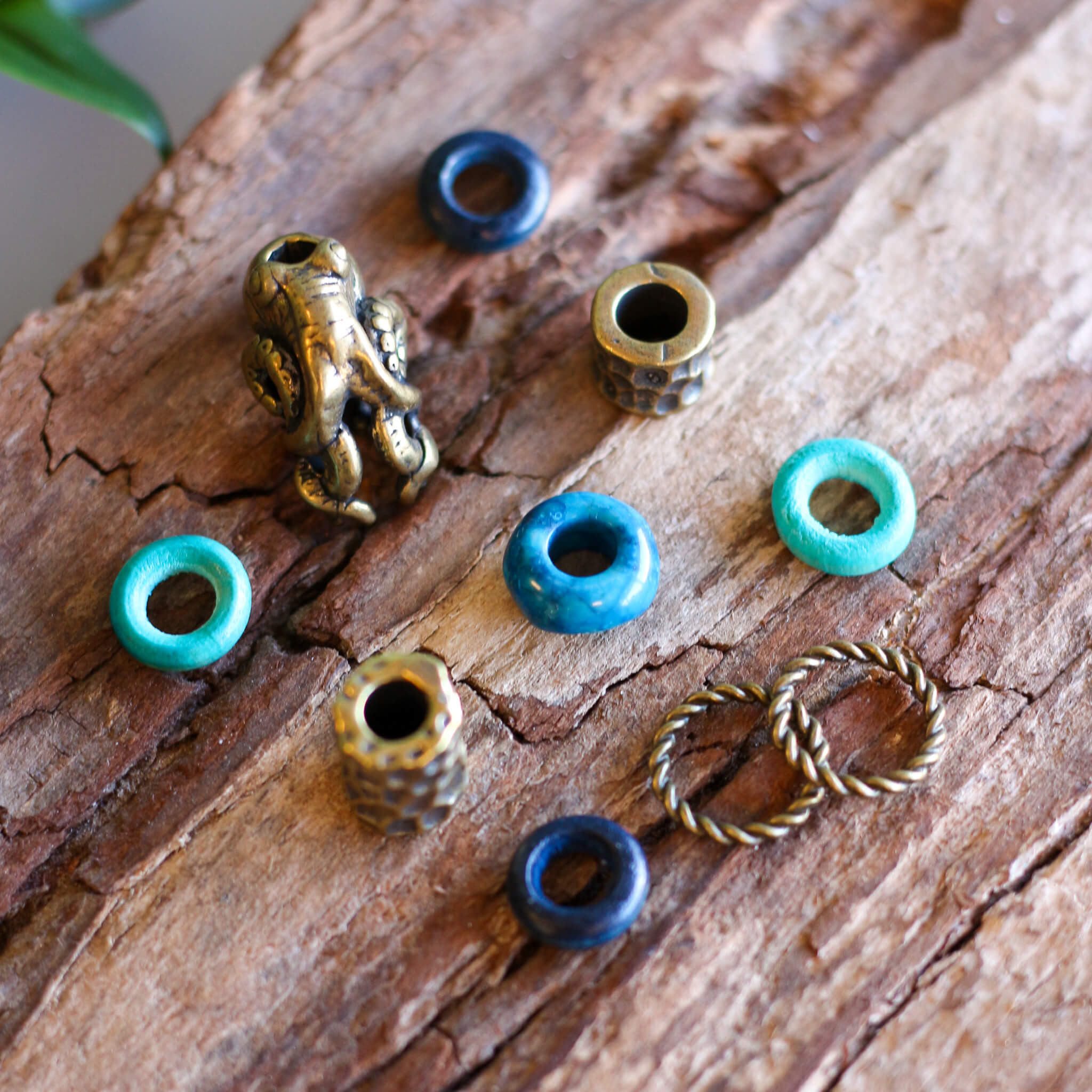 Sea Creature Dreadlock Bead Set