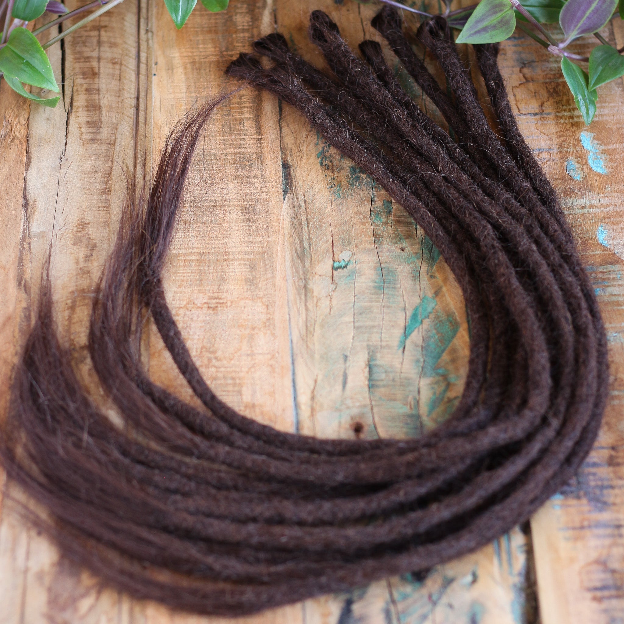 Single Ended (SE) Dreadlock Extensions - Brun