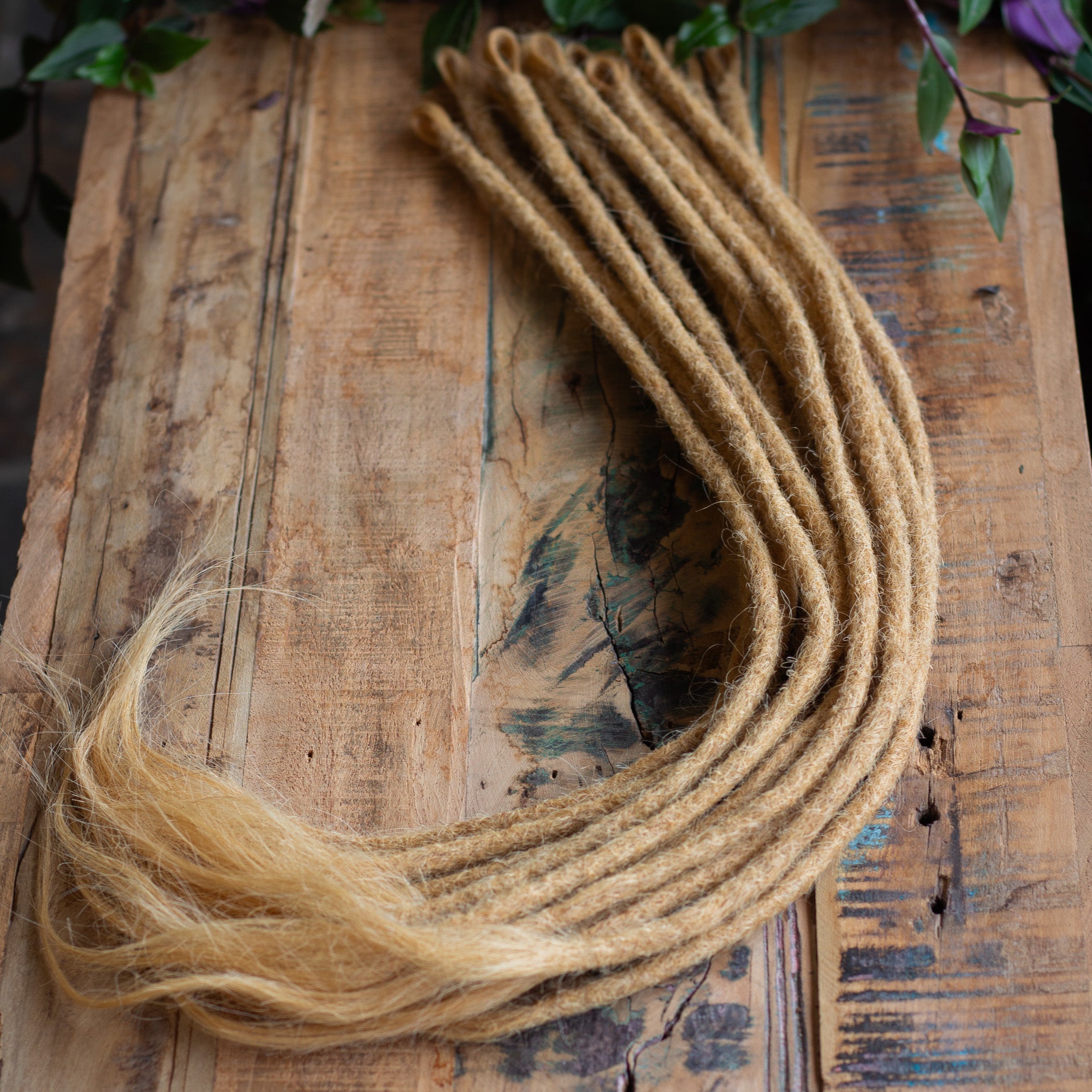 Single Ended (SE) Dreadlock Extensions - Blond