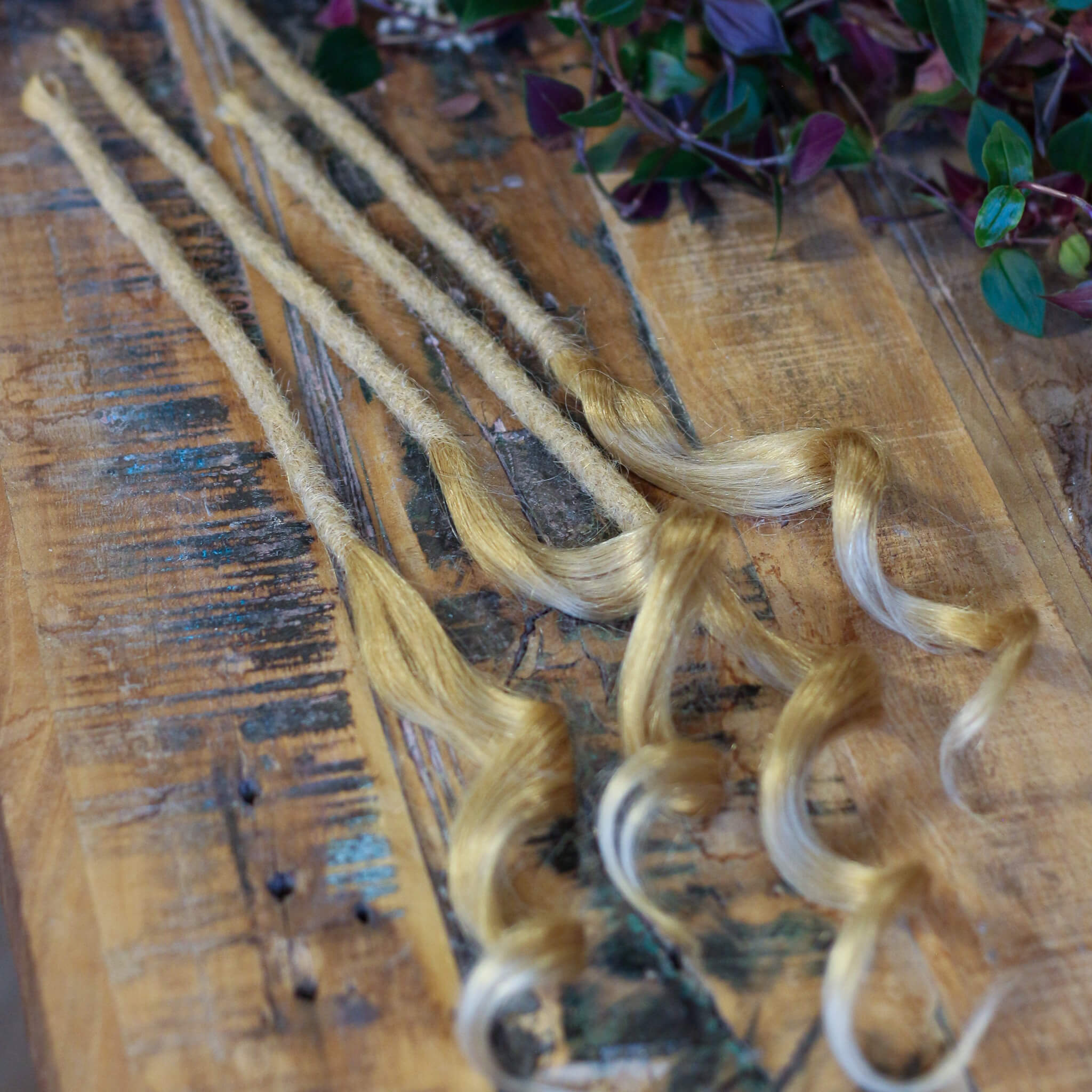 Single Ended (SE) Long End Dreadlocks - Light Blonde