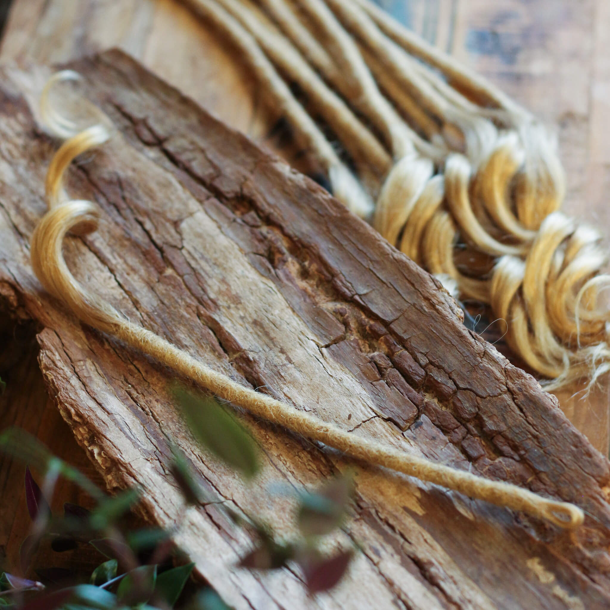 Single Ended (SE) Long End Dreadlocks - Light Blonde