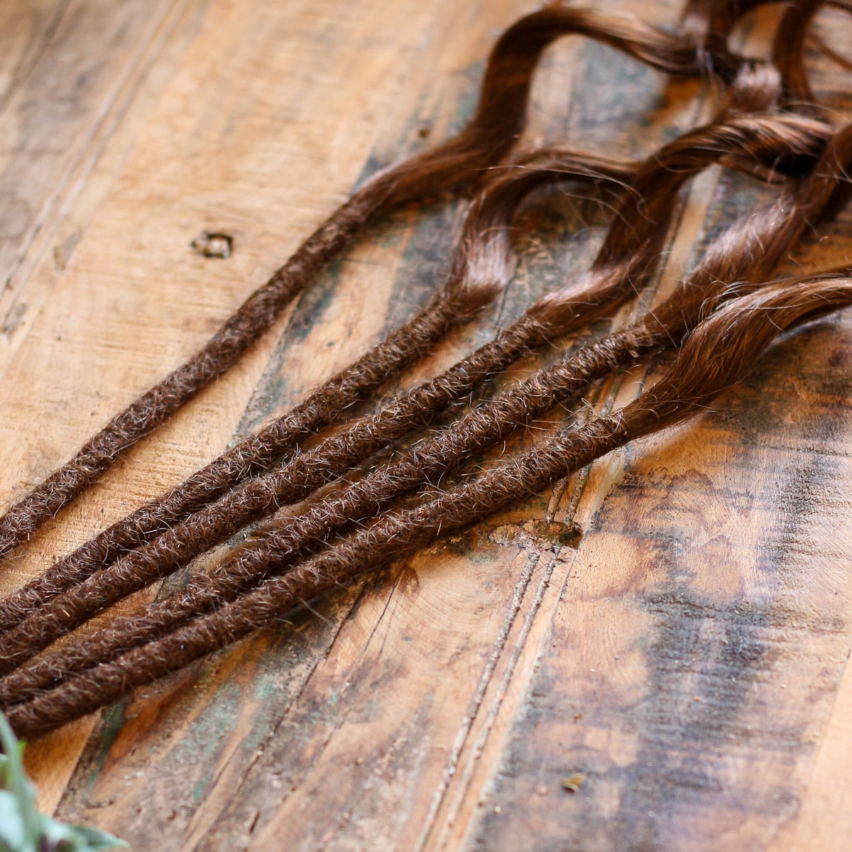 Single Ended (SE) Long End Dreadlocks - Light Brown