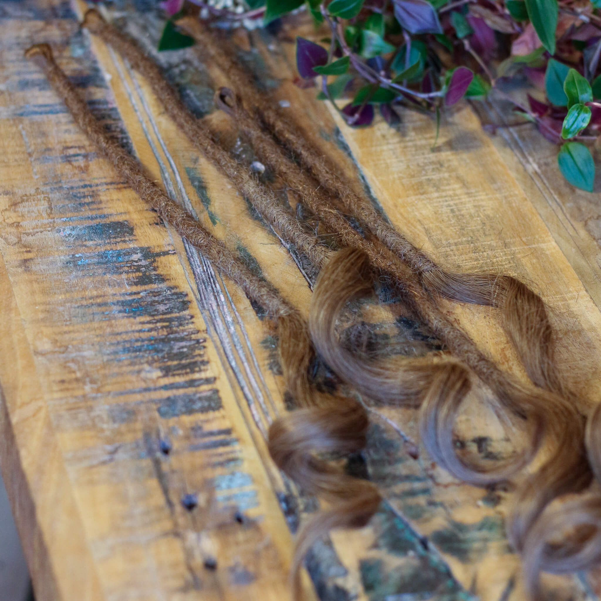 Single Ended (SE) Long End Dreadlocks - Dark Blonde