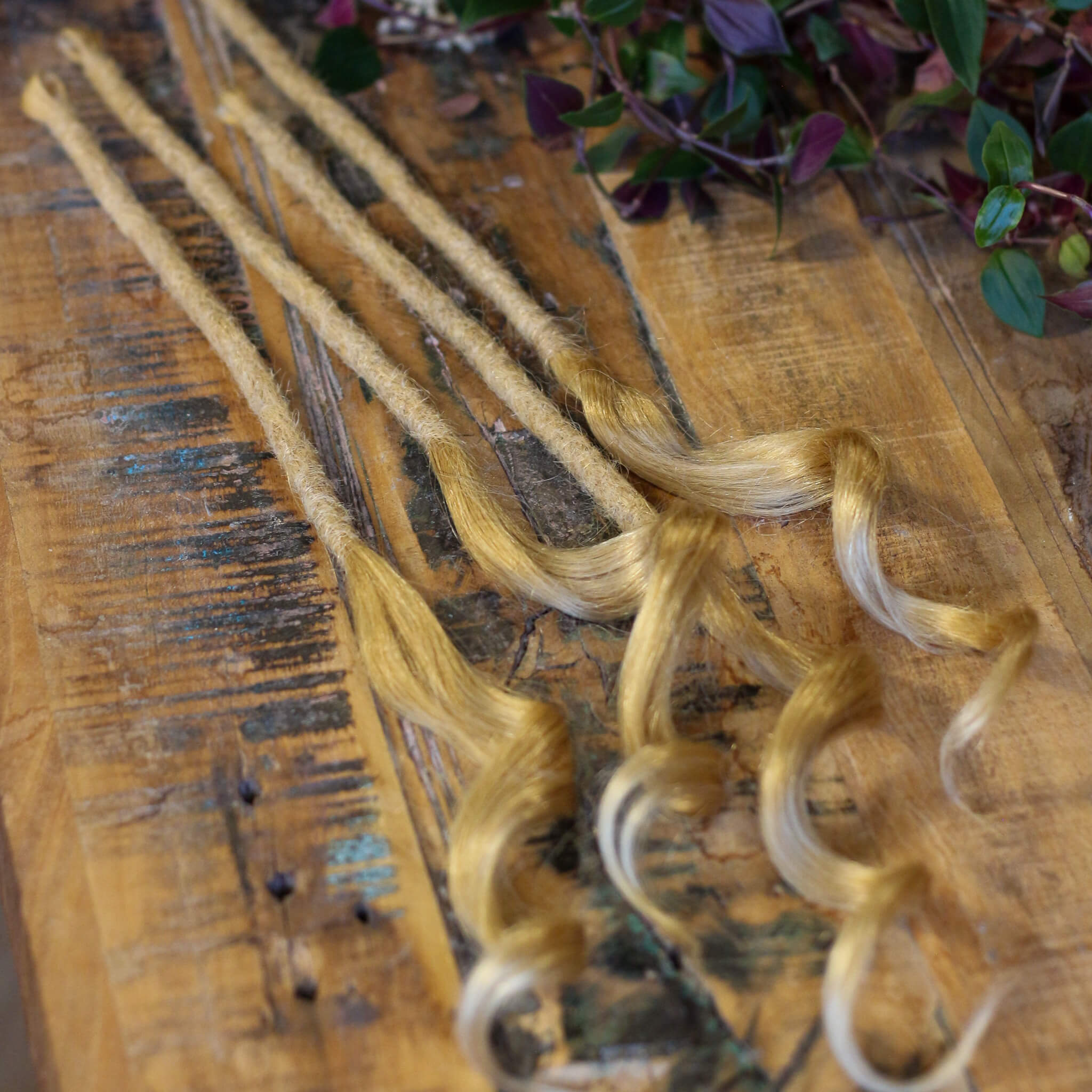 Single Ended (SE) Long End Dreadlocks - Gyldenblond