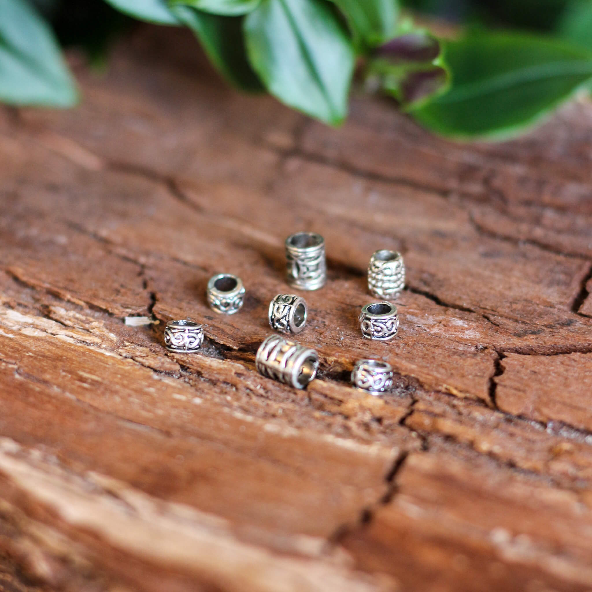 Sisterlocs Silver Bead Set