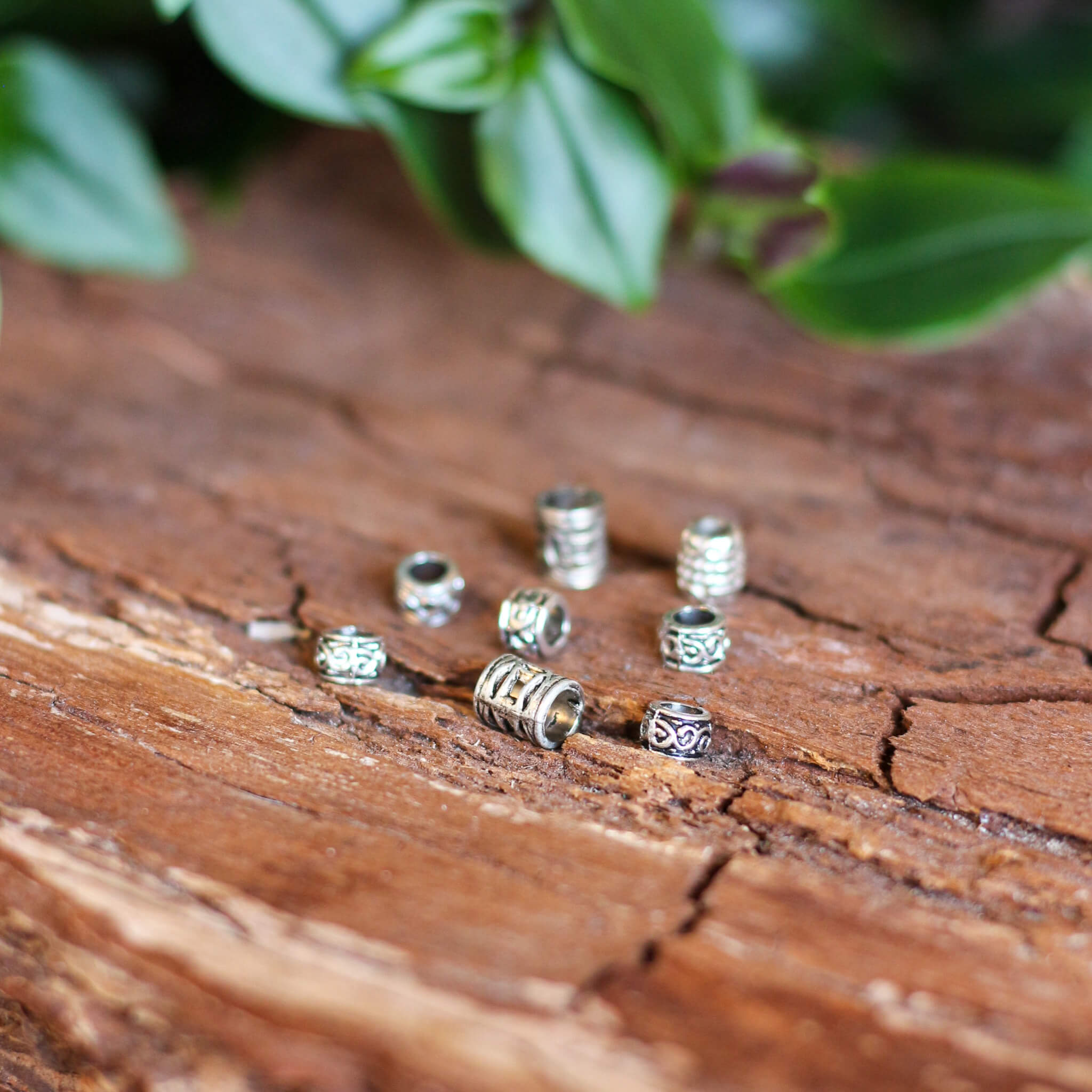 Sisterlocs Silver Bead Set