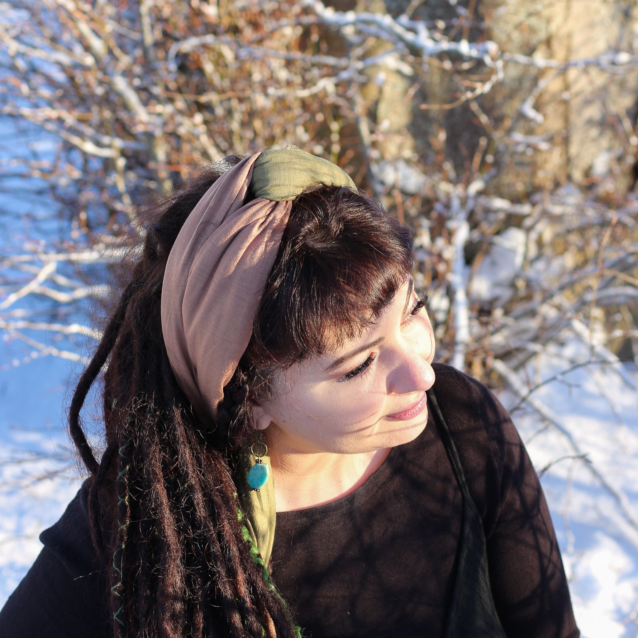 Soft stretchy Dreadlock Scarf