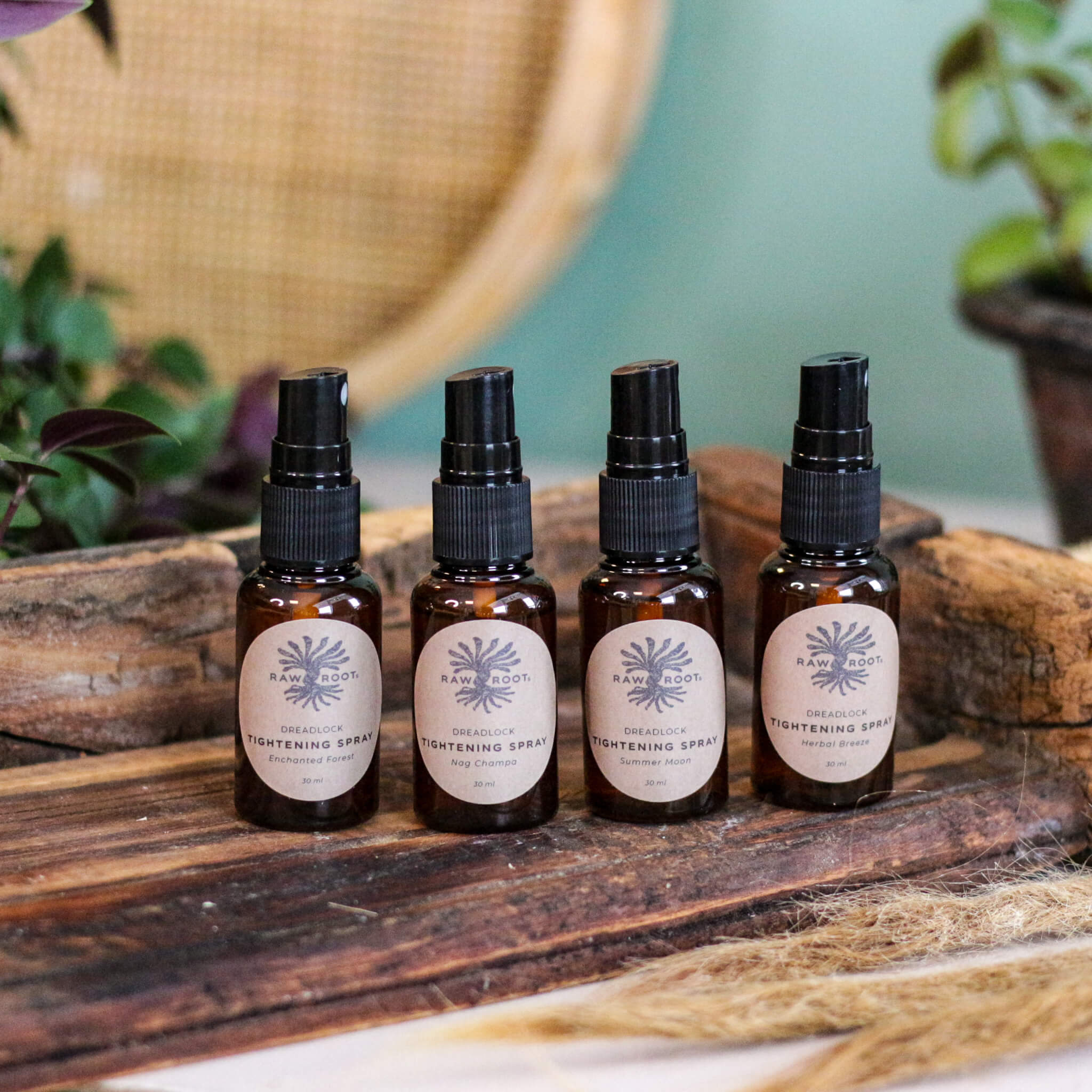Tightening Spray Sample Set - 4 sprays for dread care | RAW ROOTs