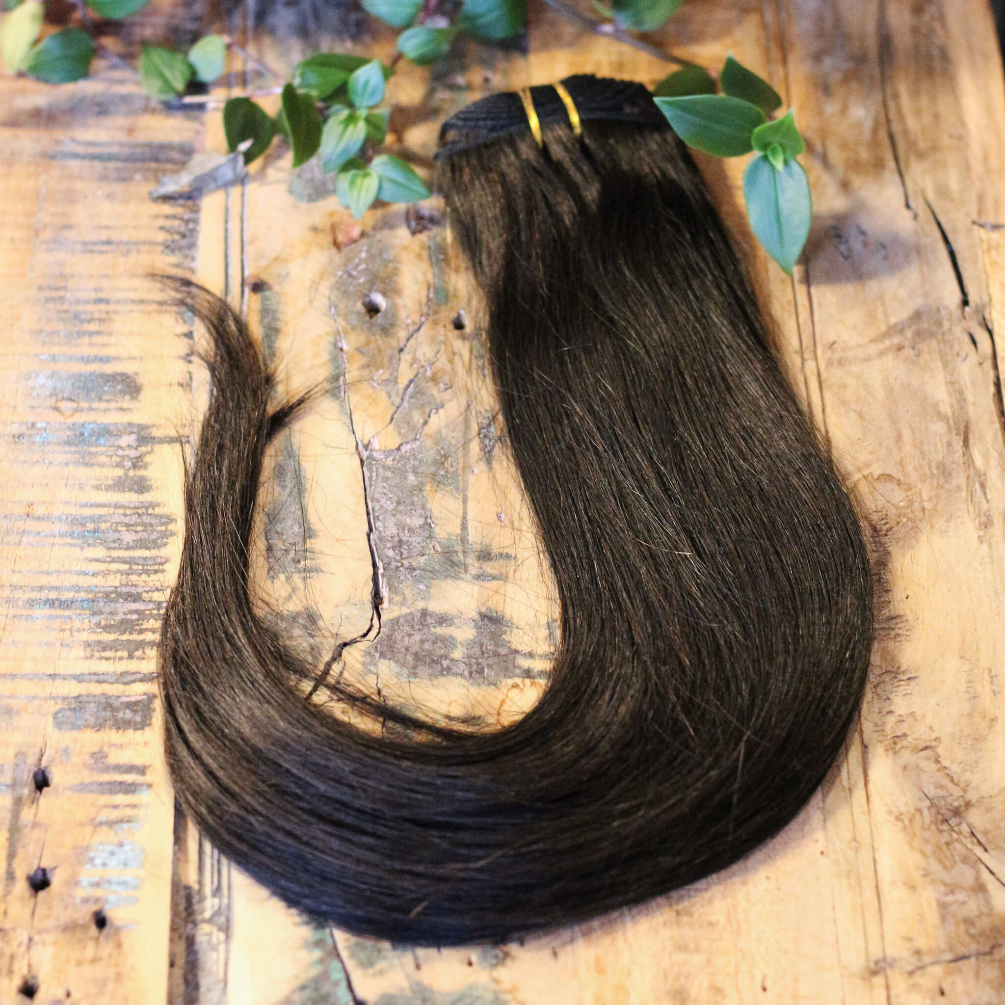 Hår Trense Extensions - Ægte Hår - 100G
