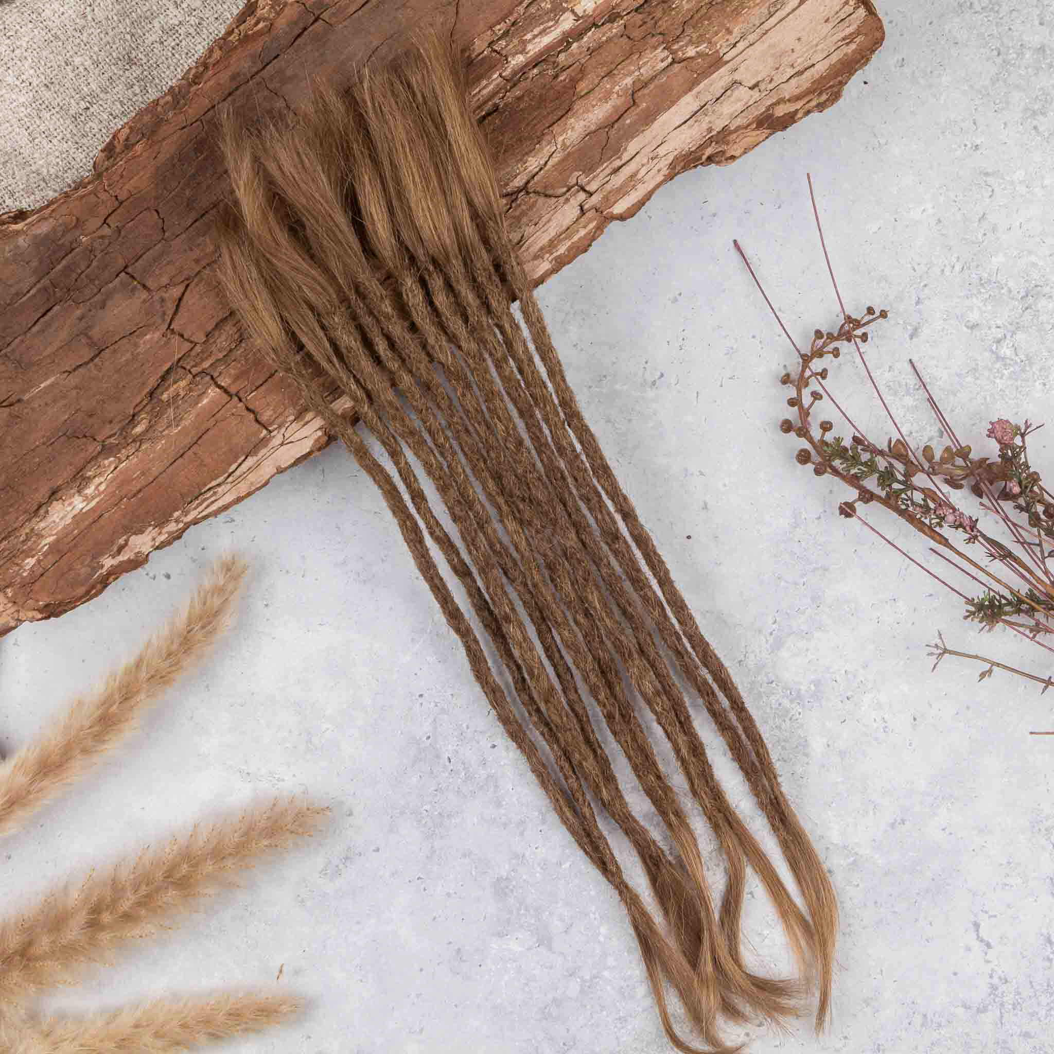 Dreadlock-Extensions Echthaar – Blond