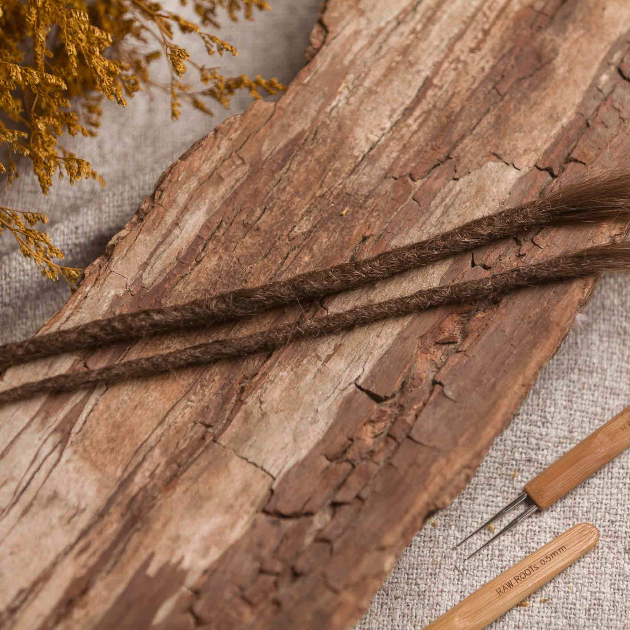 Dreadlock Extensions Human Hair - Dark Blonde