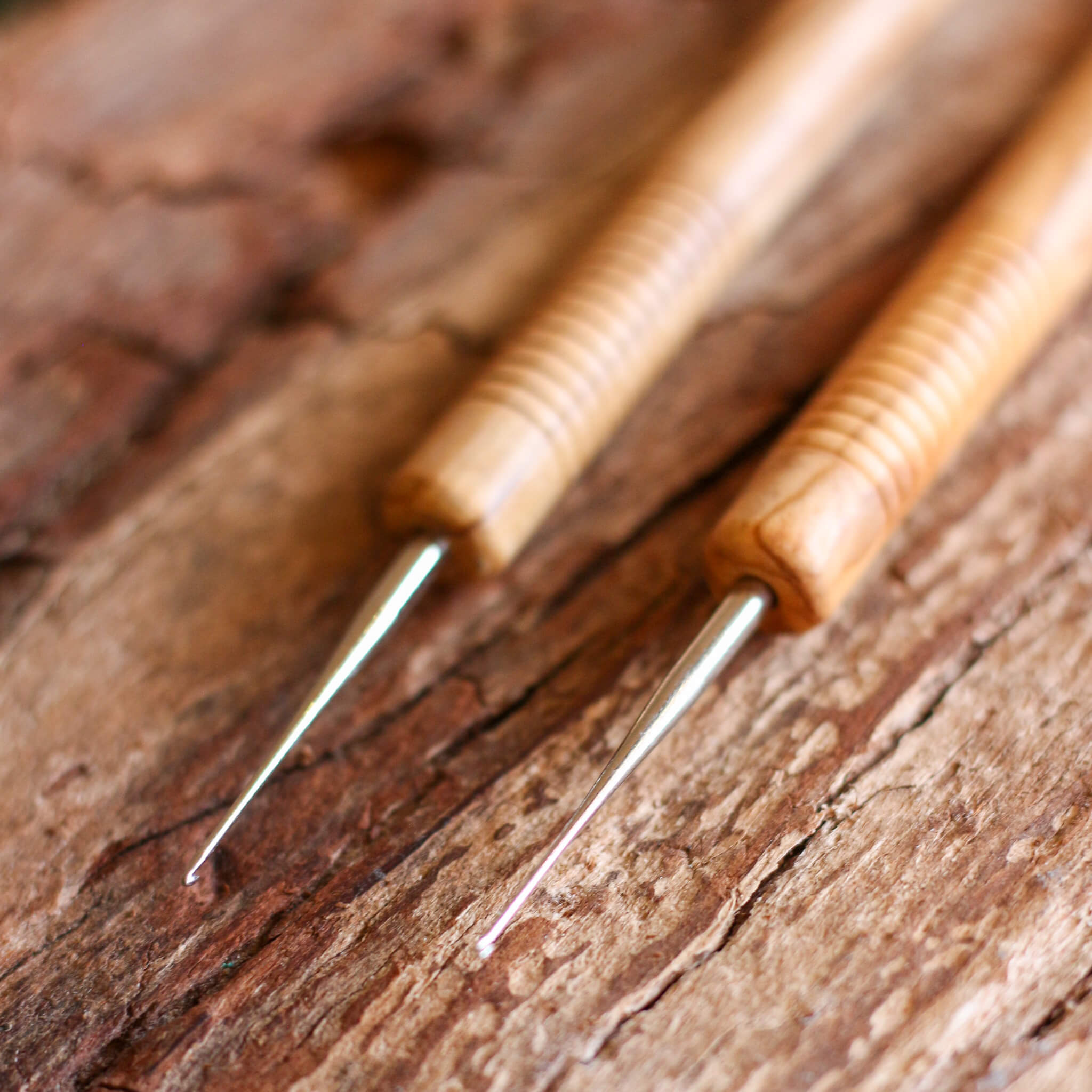 Dreadlock Hæklenål Oliventræ