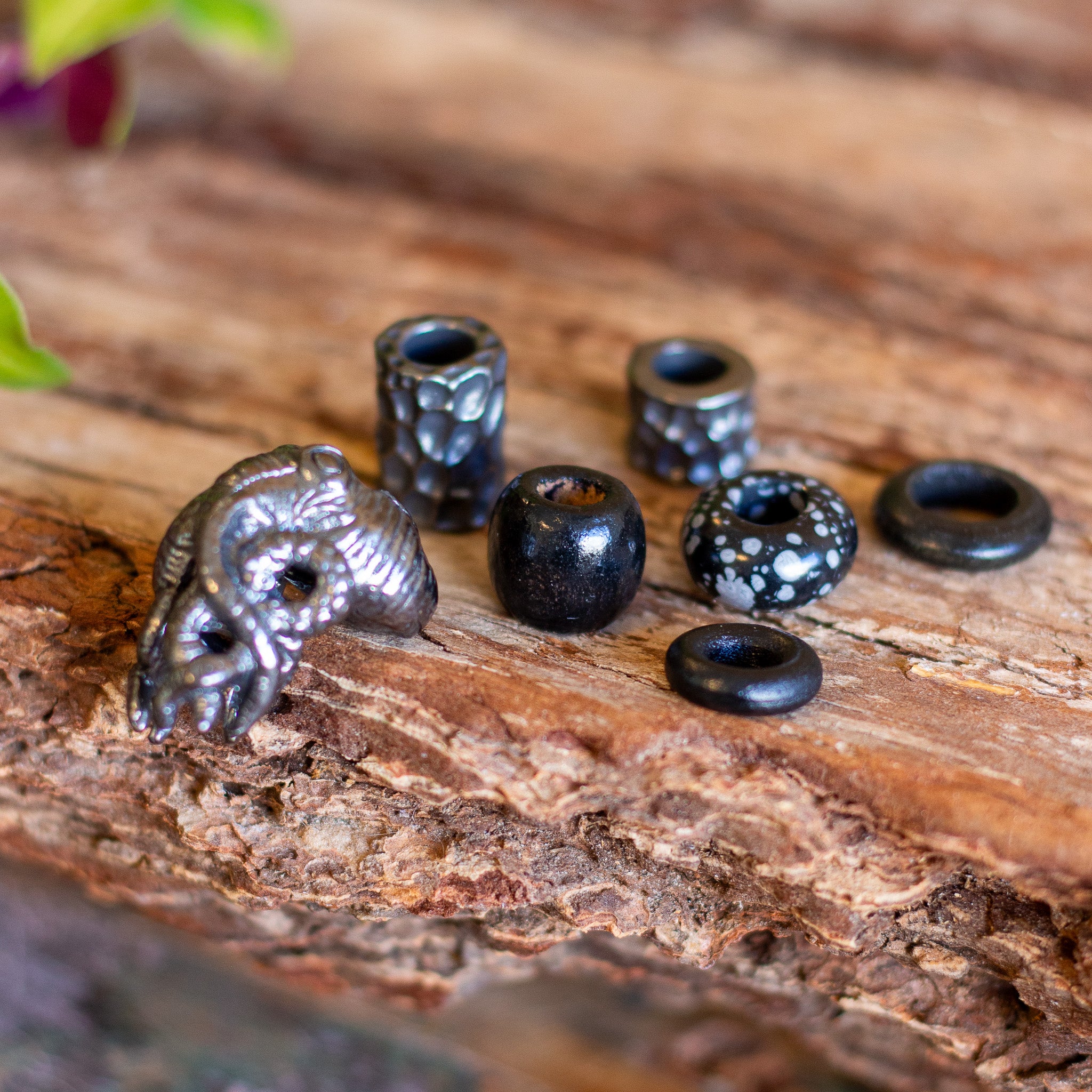 Dark Sea Dreadlock Bead Set