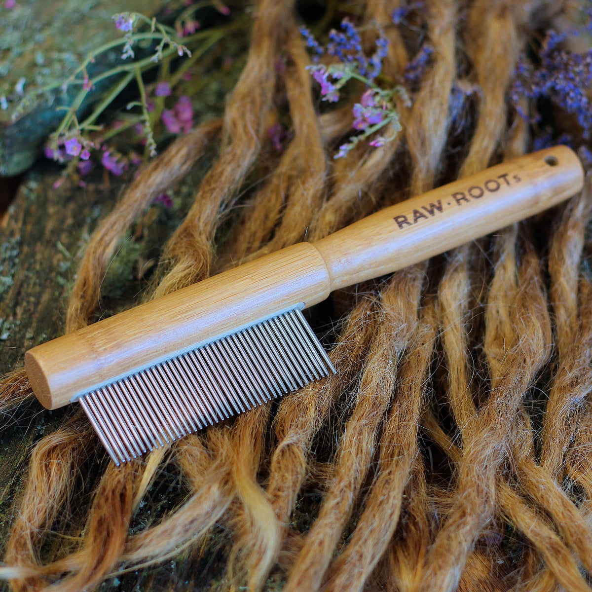 Bamboo Dreadlock Comb