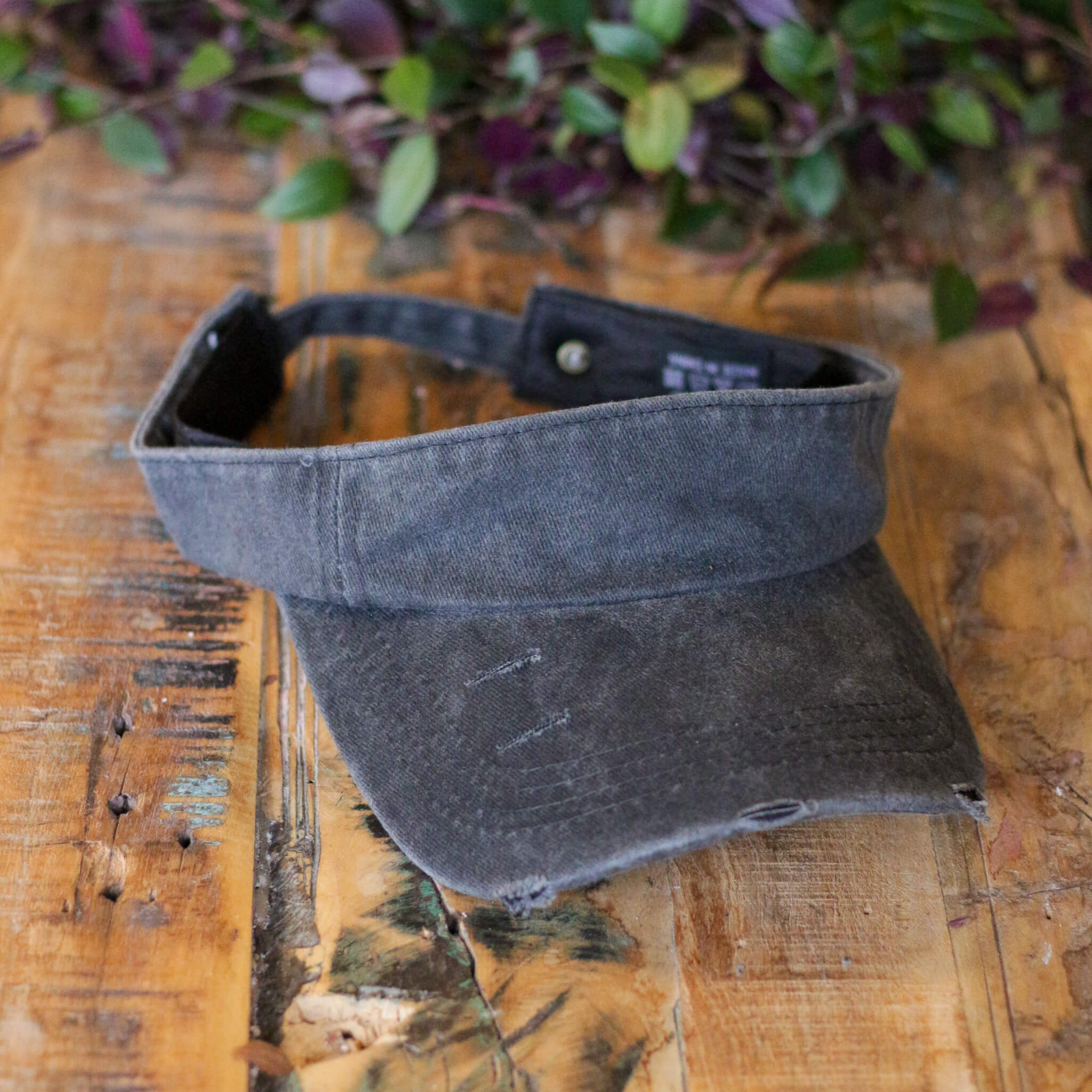 Dreadlock Denim Sun Visor