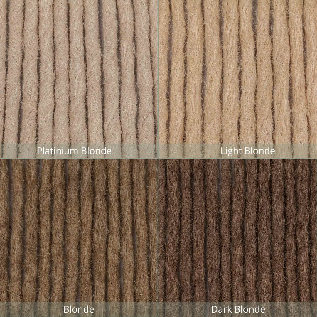 Dreadlock Extensions Human Hair - Dark Blonde