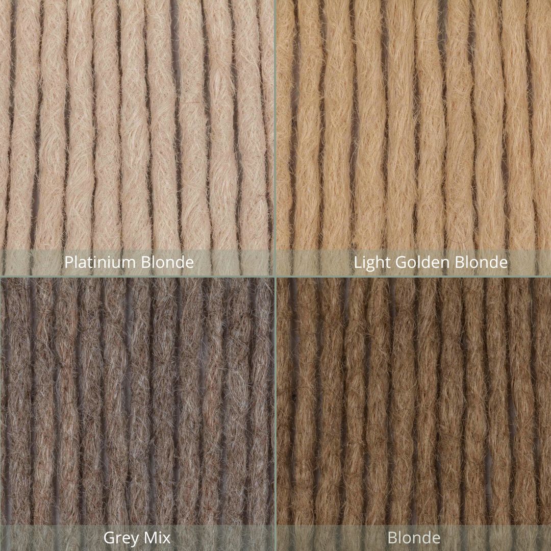 Dreadlock Extensions Human Hair - Light Golden Blonde