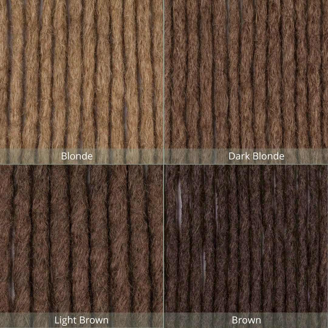 Dreadlock Extensions Human Hair - Light Brown