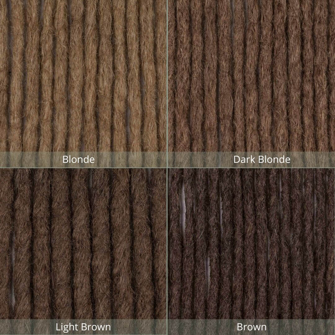 Dreadlock Extensions Human Hair - Dark Blonde