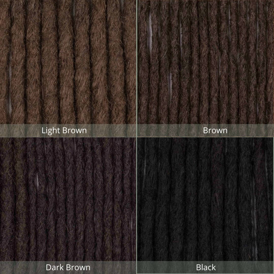 Dreadlock-Extensions Echthaar – Schwarz