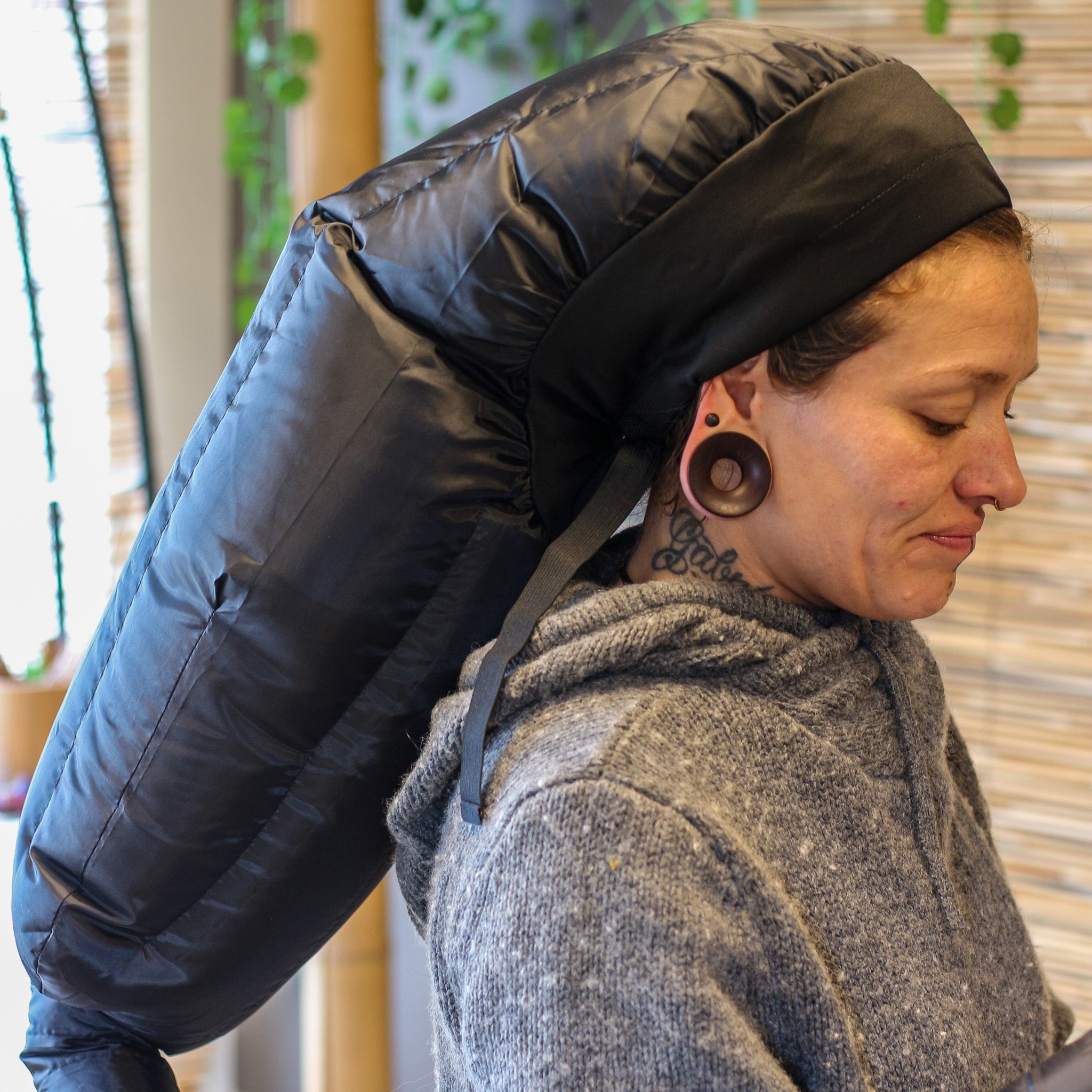 Lange Haartrocknungskappe