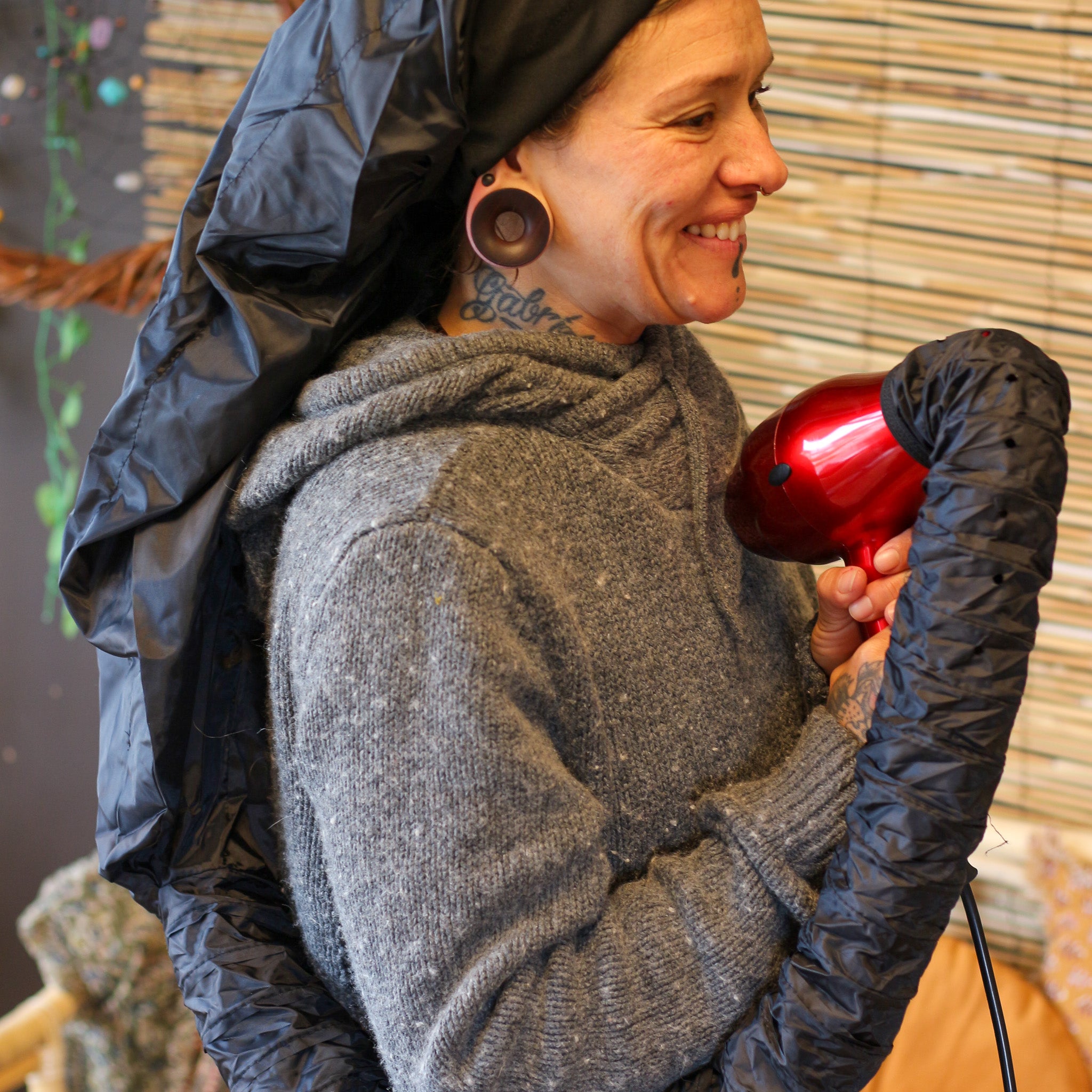 Lange Haartrocknungskappe